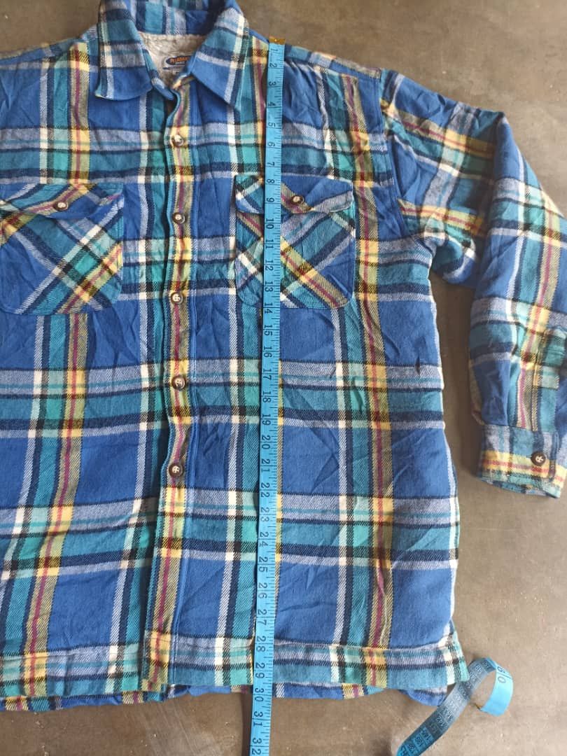 Japanese Brand × Vintage Vintage Pleasant Sherpa Flannel Jacket Size US L / EU 52-54 / 3 - 14 Thumbnail