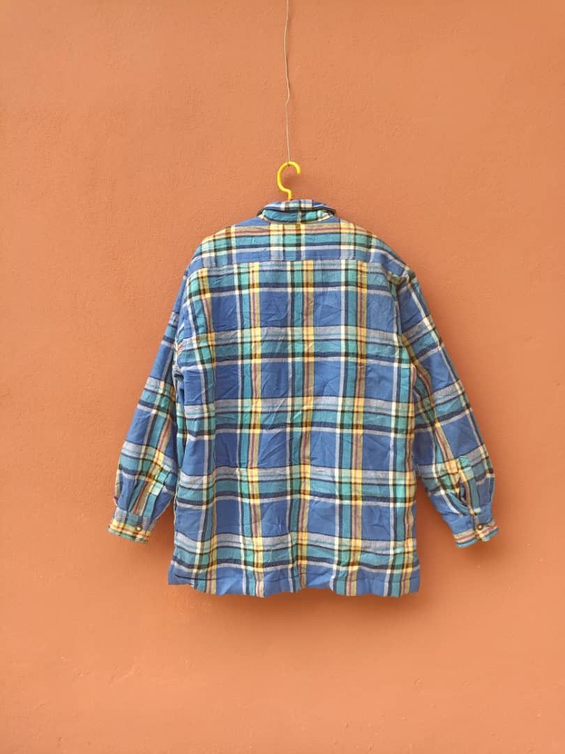 Japanese Brand × Vintage Vintage Pleasant Sherpa Flannel Jacket Size US L / EU 52-54 / 3 - 2 Thumbnail