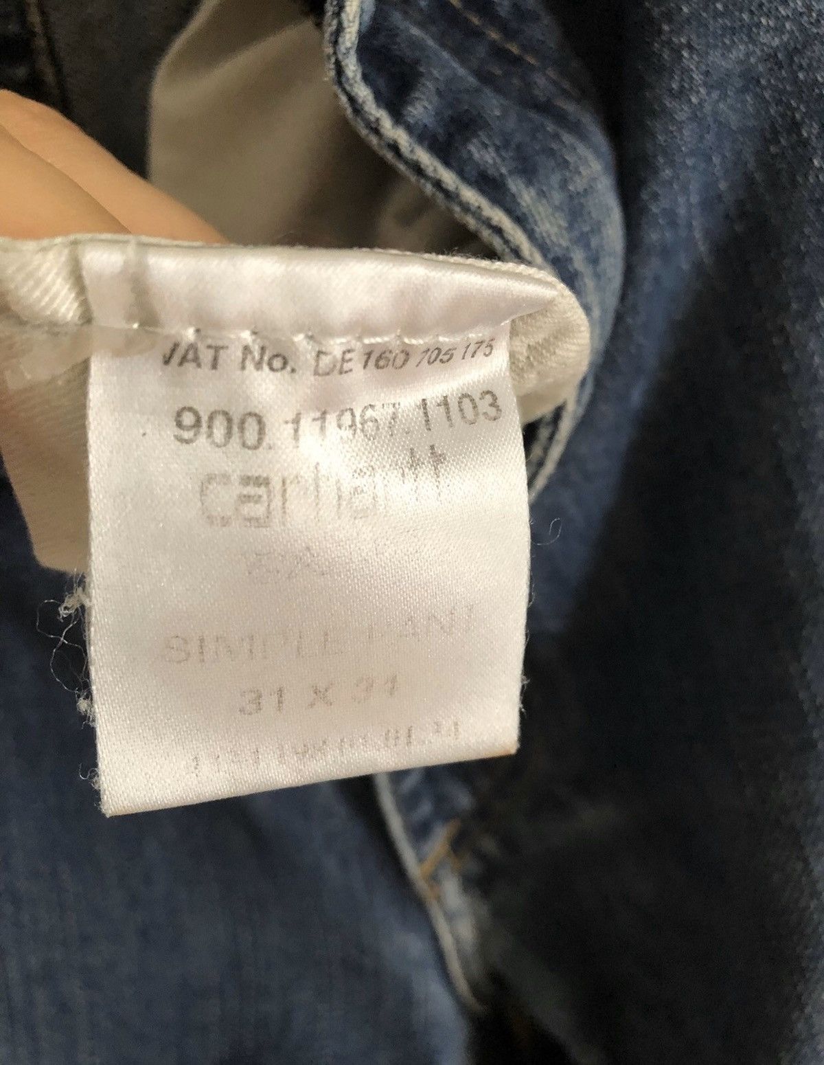 Carhartt Carhartt Simple Pants Denim Jeans 31x34 - American workwear Size US 31 - 5 Thumbnail