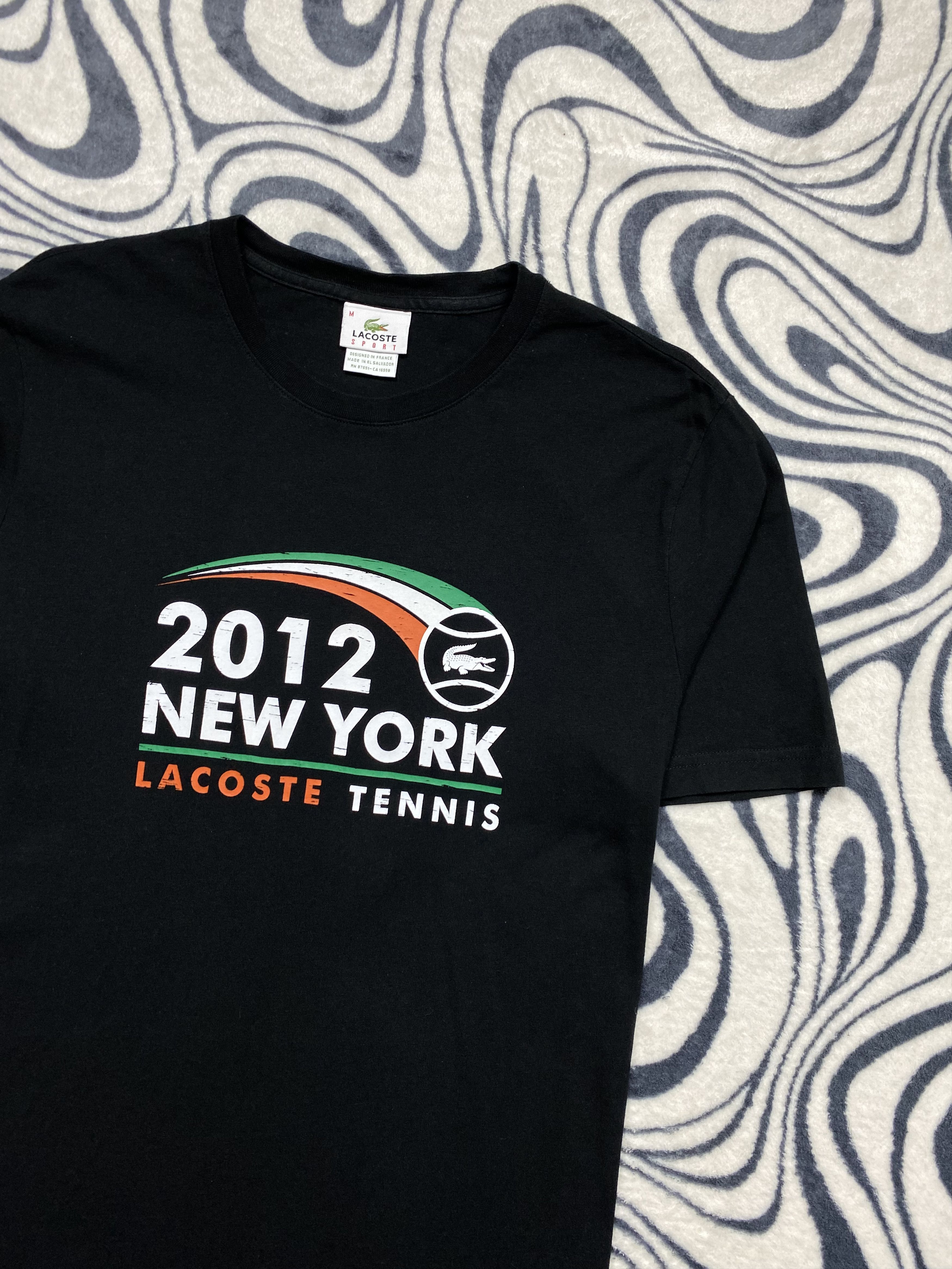 Lacoste Lacoste Vintage 2012 New York Tennis T-Shirt Tee Y2K Size US M / EU 48-50 / 2 - 2 Thumbnail