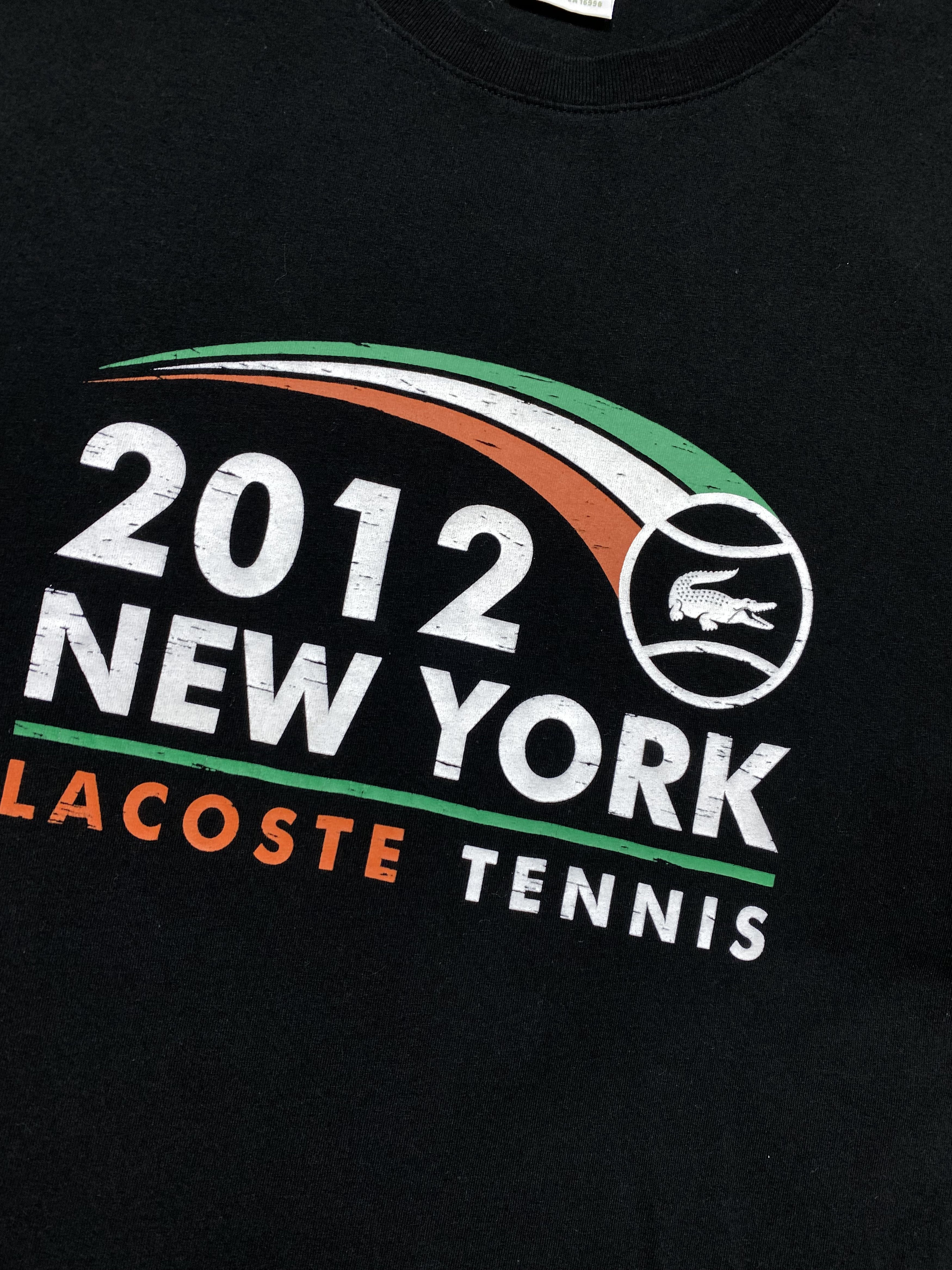Lacoste Lacoste Vintage 2012 New York Tennis T-Shirt Tee Y2K Size US M / EU 48-50 / 2 - 3 Thumbnail