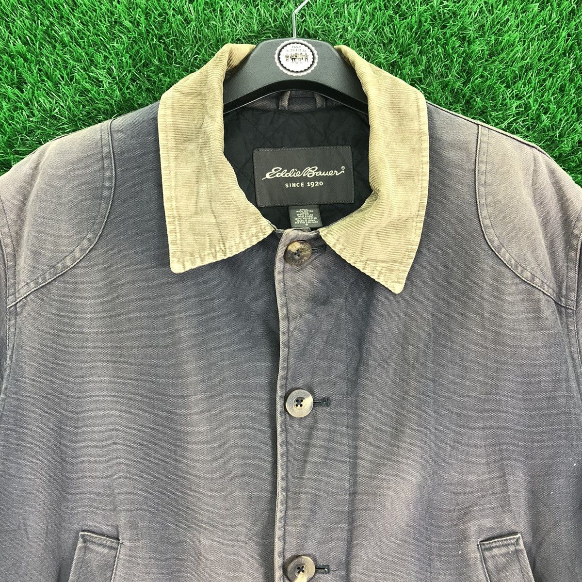 Eddie Bauer Vintage Eddie Bauer Workwear Faded Jacket Duck Canvas Fabric Size US XL / EU 56 / 4 - 7 Thumbnail