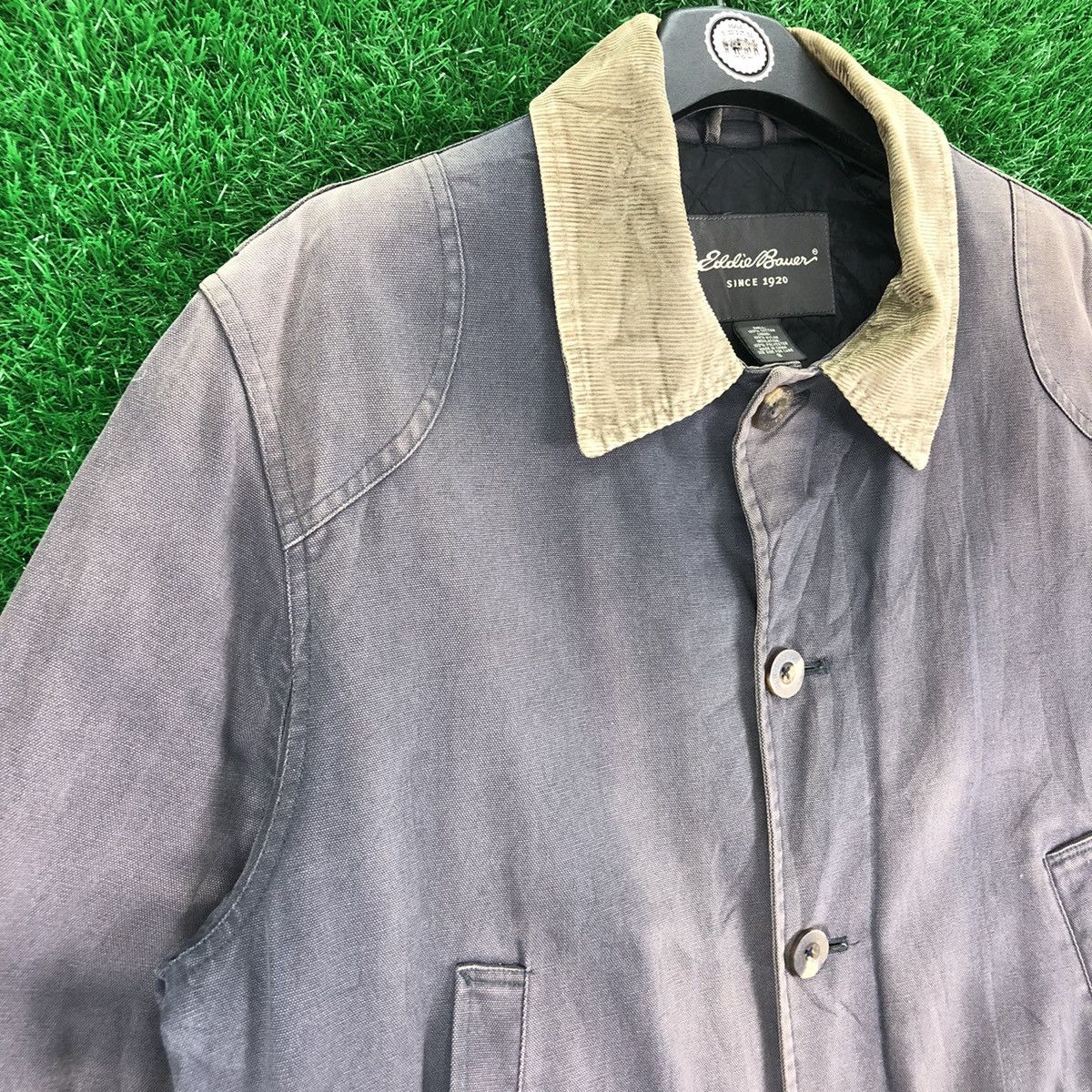 Eddie Bauer Vintage Eddie Bauer Workwear Faded Jacket Duck Canvas Fabric Size US XL / EU 56 / 4 - 2 Thumbnail