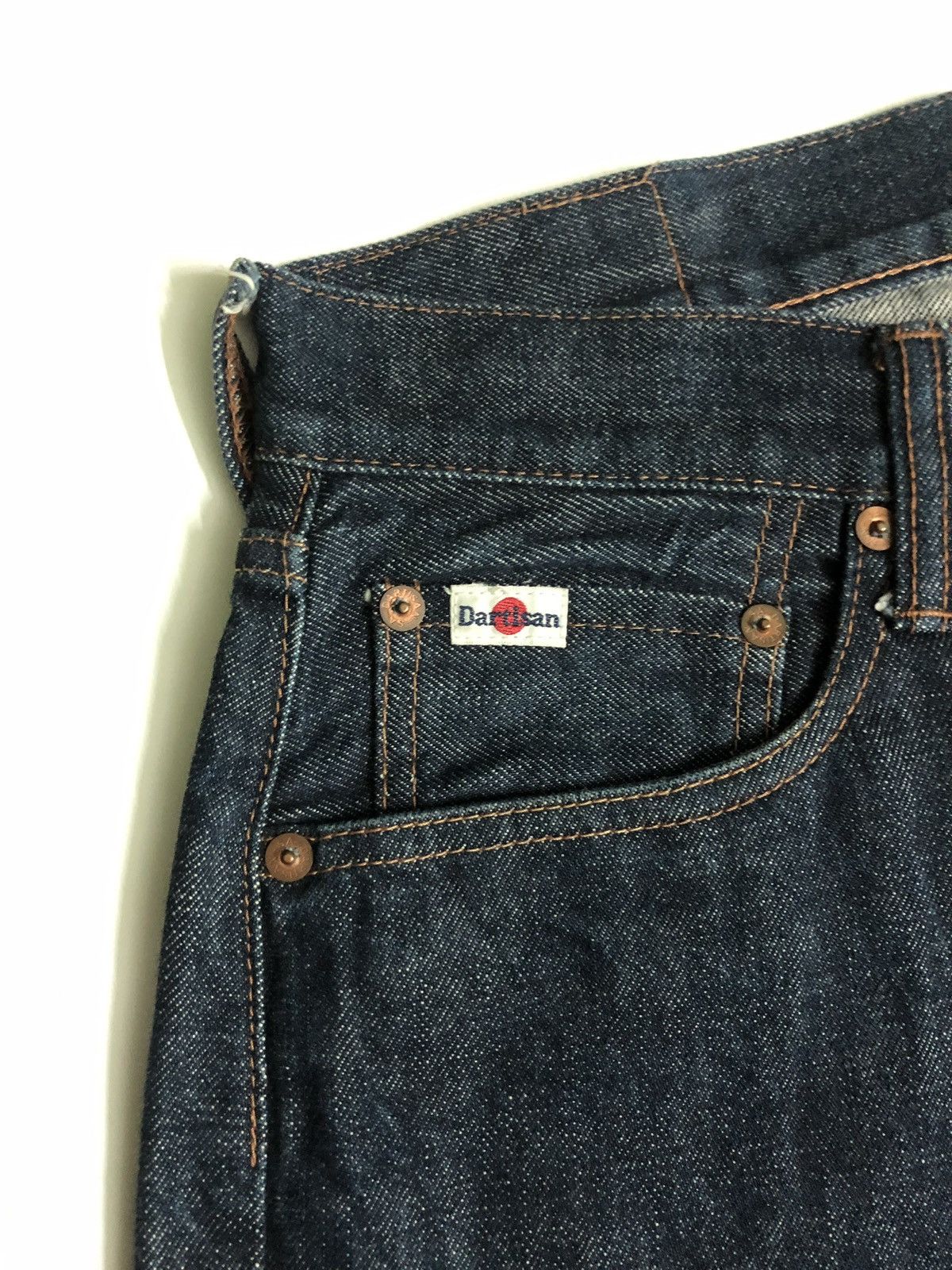 Japanese Brand Studio D’artisan Back Print Raw Denim Selvedge Size US 32 / EU 48 - 4 Thumbnail