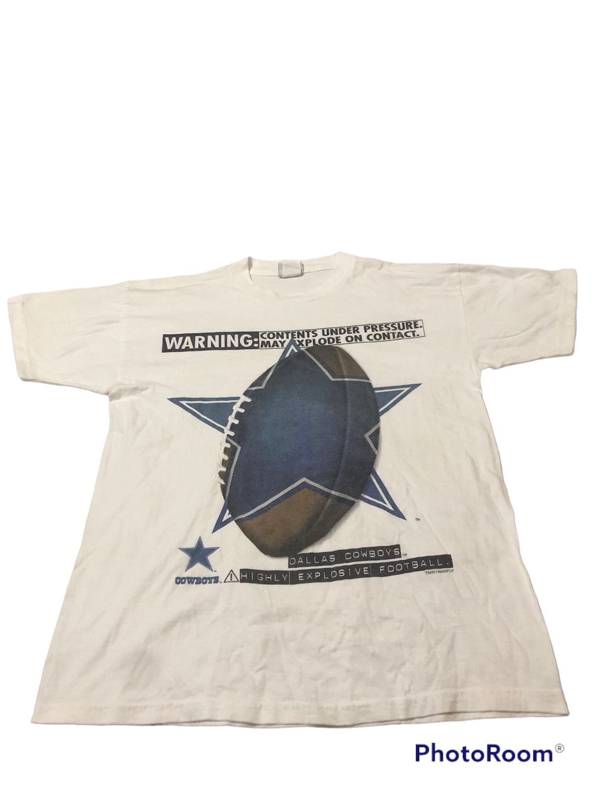 image of Made In USA x Nfl Vintage Dallas Cowboys 90's in White, Men's (Size Large)