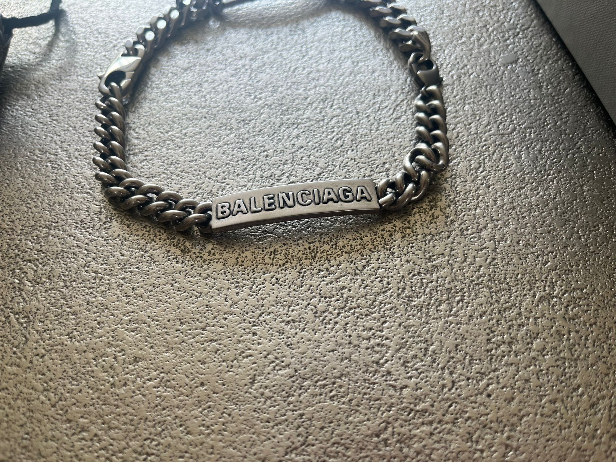 Balenciaga I ❤️ Balenciaga Necklace / I Love Balenciaga in Silver Size ONE SIZE - 3 Thumbnail