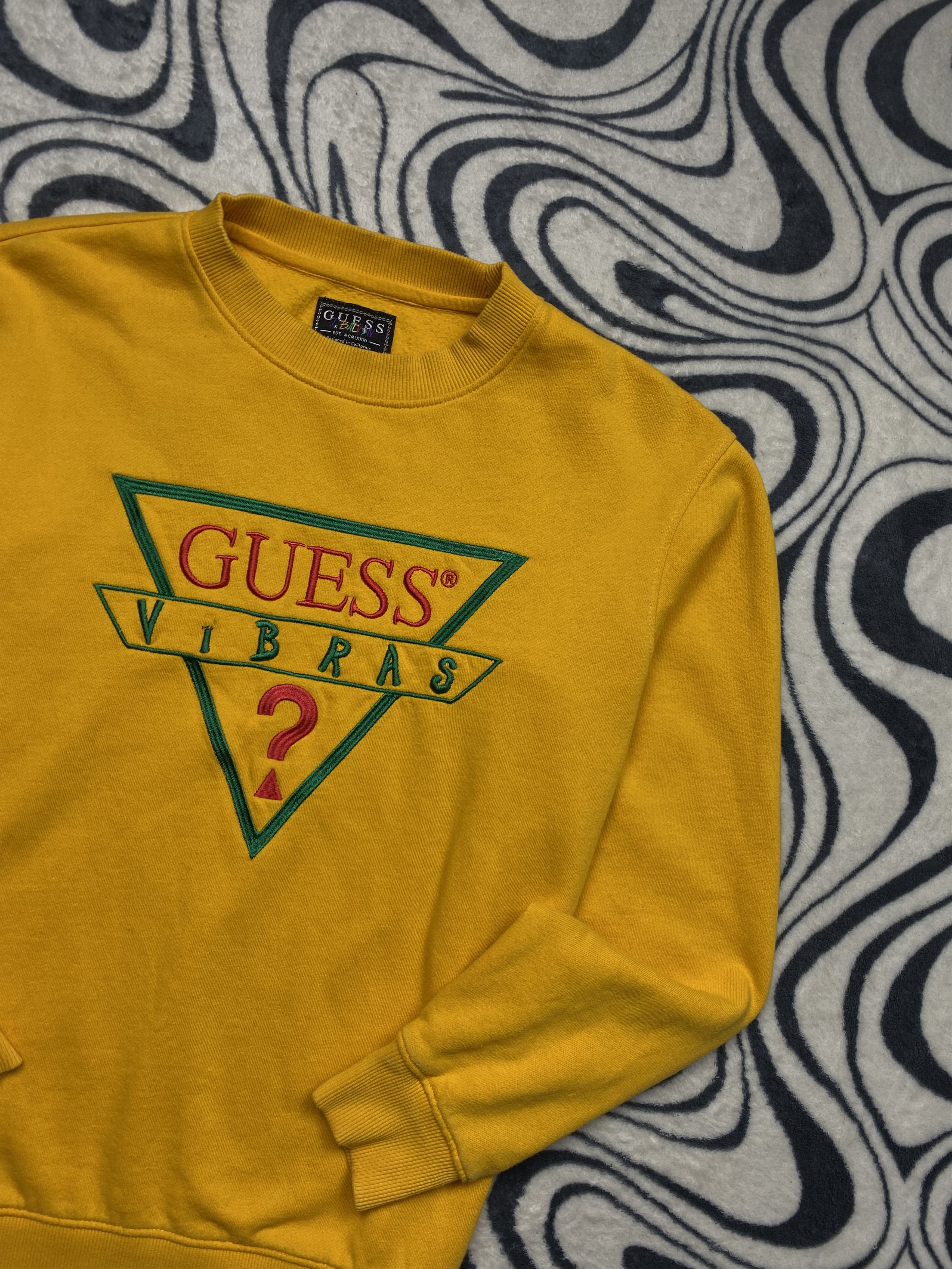 Guess × J Balvin Guess J Balvin Mens Sweatshirt Y2K Vibras Size US S / EU 44-46 / 1 - 2 Thumbnail