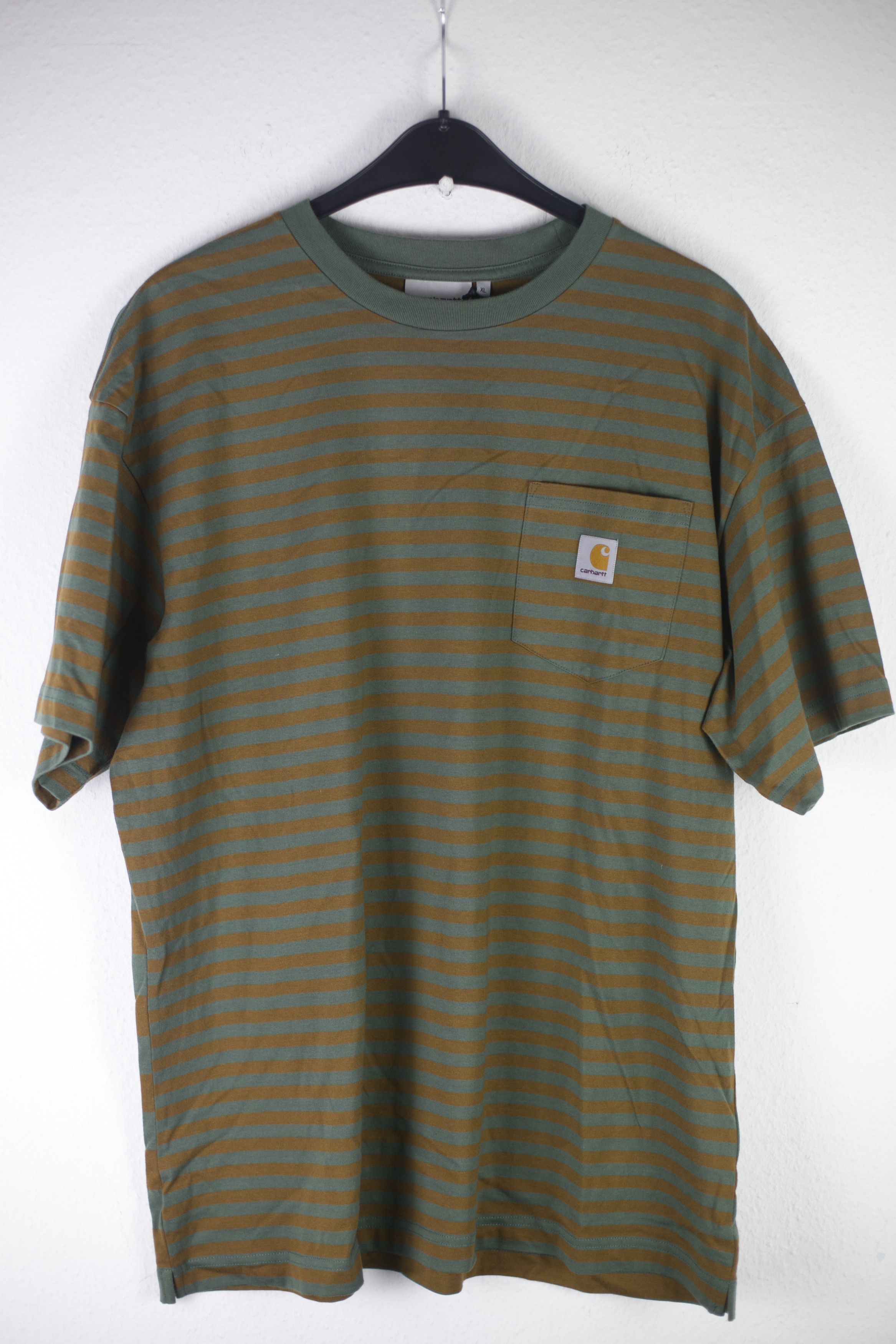 NWT Carhartt WIP S/S Barkley Pocket T-Shirt Stripe XL