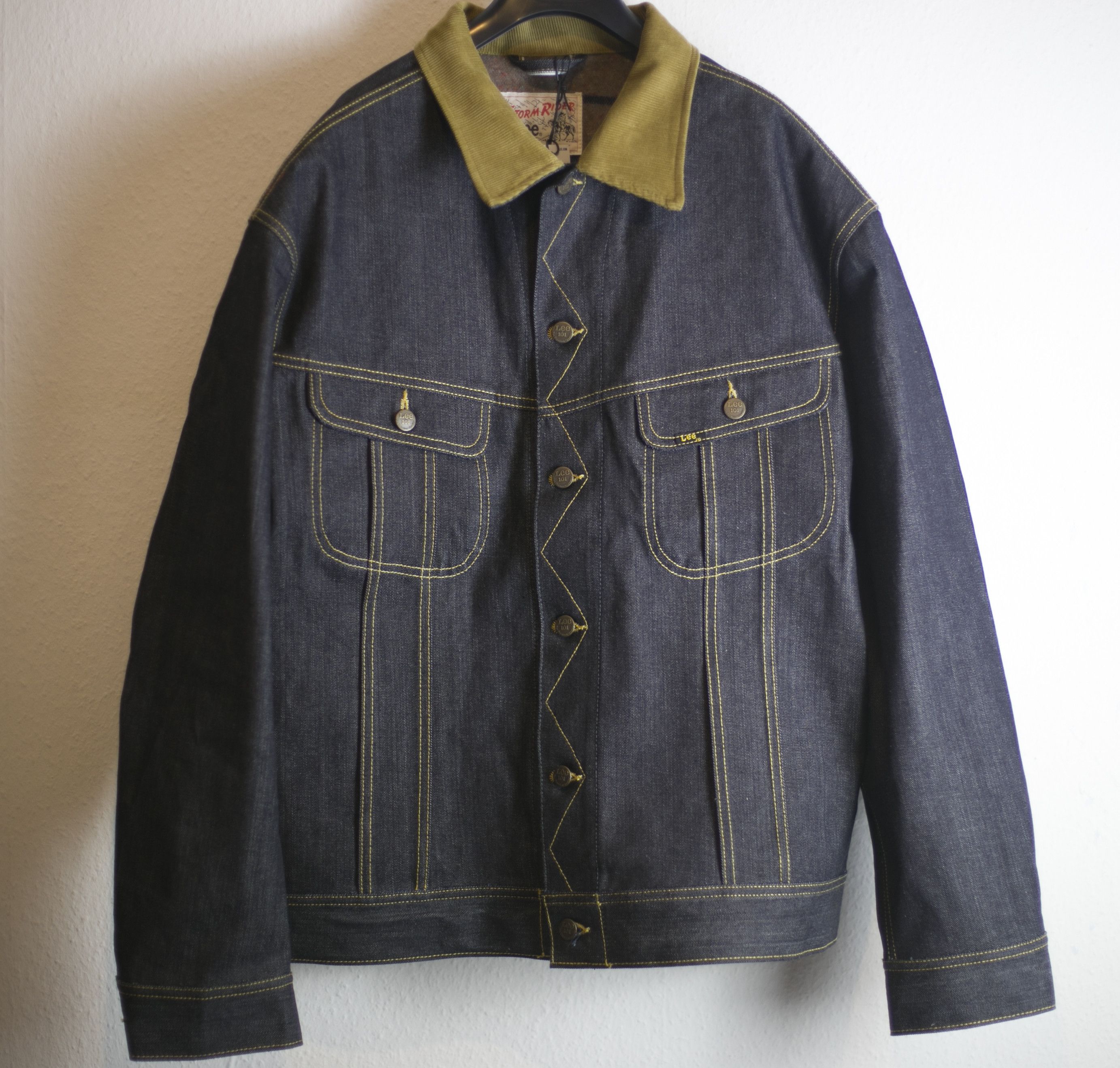 Lee NWT Lee 101 STORM RIDER DRY Jacket Made in Italy Size L Size US L / EU 52-54 / 3 - 1 Thumbnail