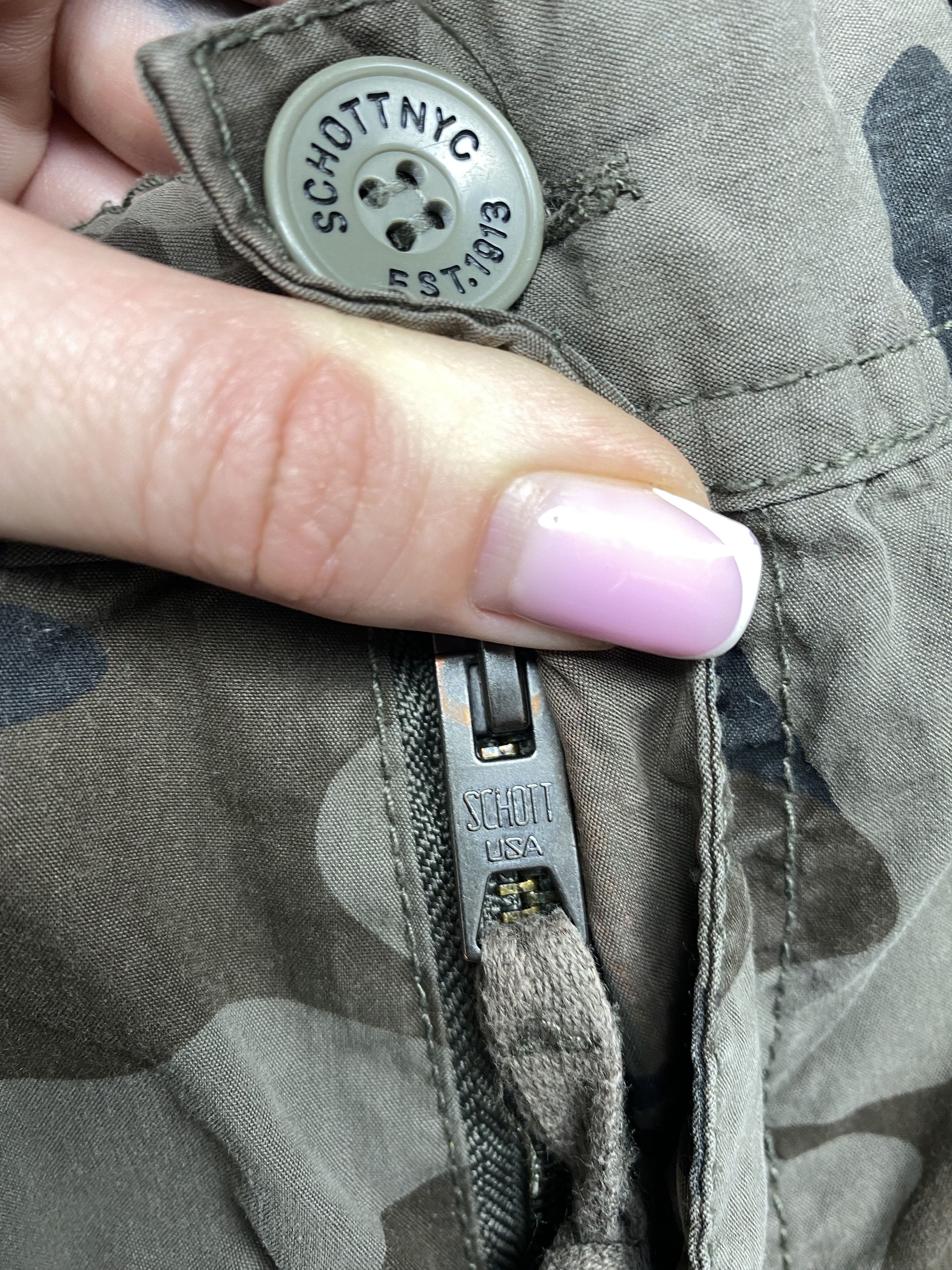 20471120 Schott Vintage Military Cargo Pants Y2K Army Camo Size US 34 / EU 50 - 5 Thumbnail