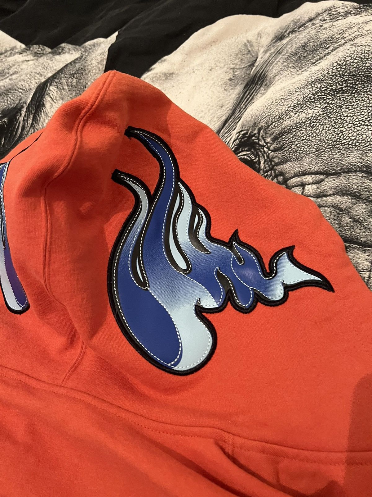Supreme Supreme Demon Orange Zip Up Jacket Size US S / EU 44-46 / 1 - 6 Thumbnail