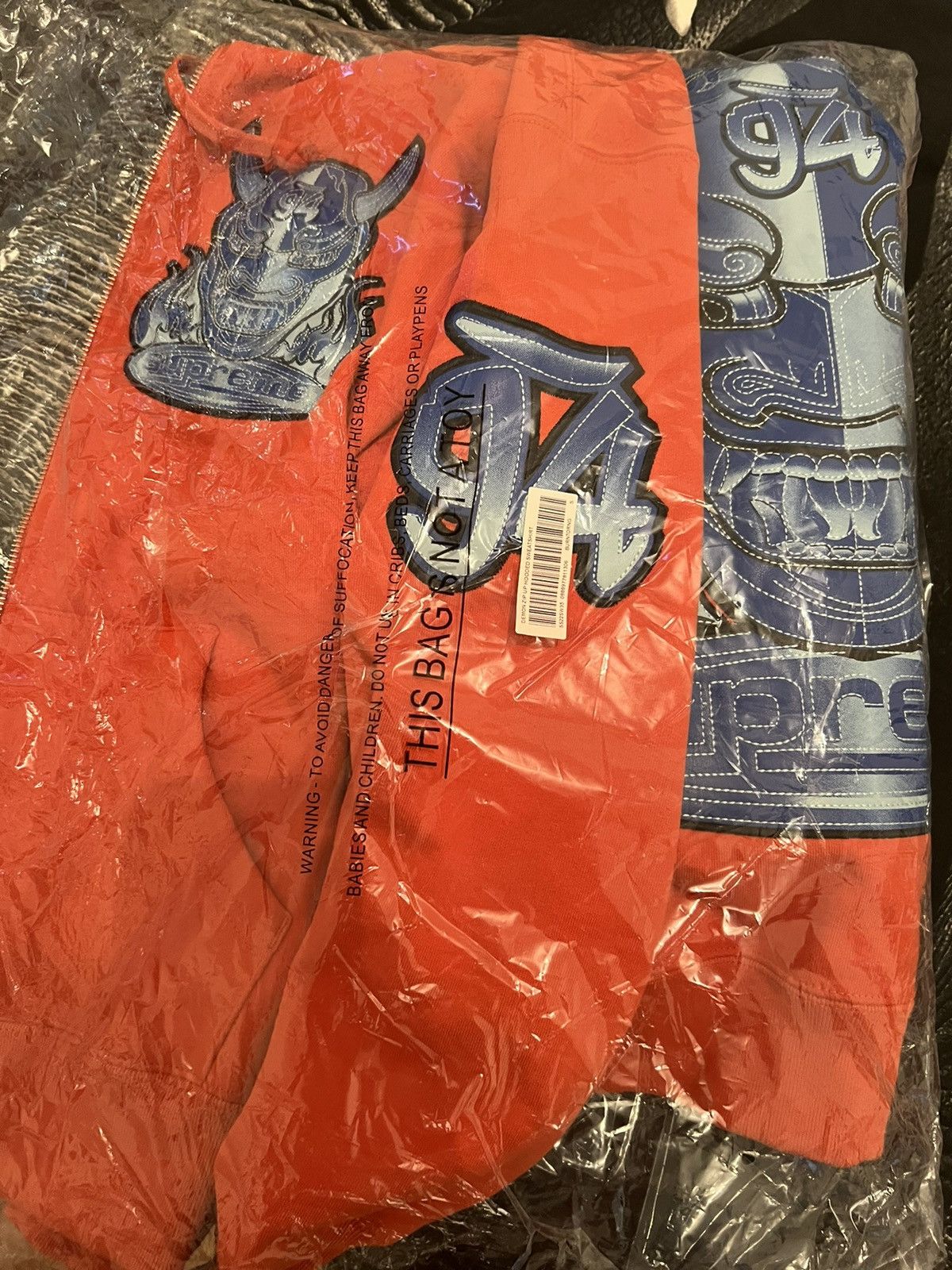 Supreme Supreme Demon Orange Zip Up Jacket Size US S / EU 44-46 / 1 - 3 Thumbnail
