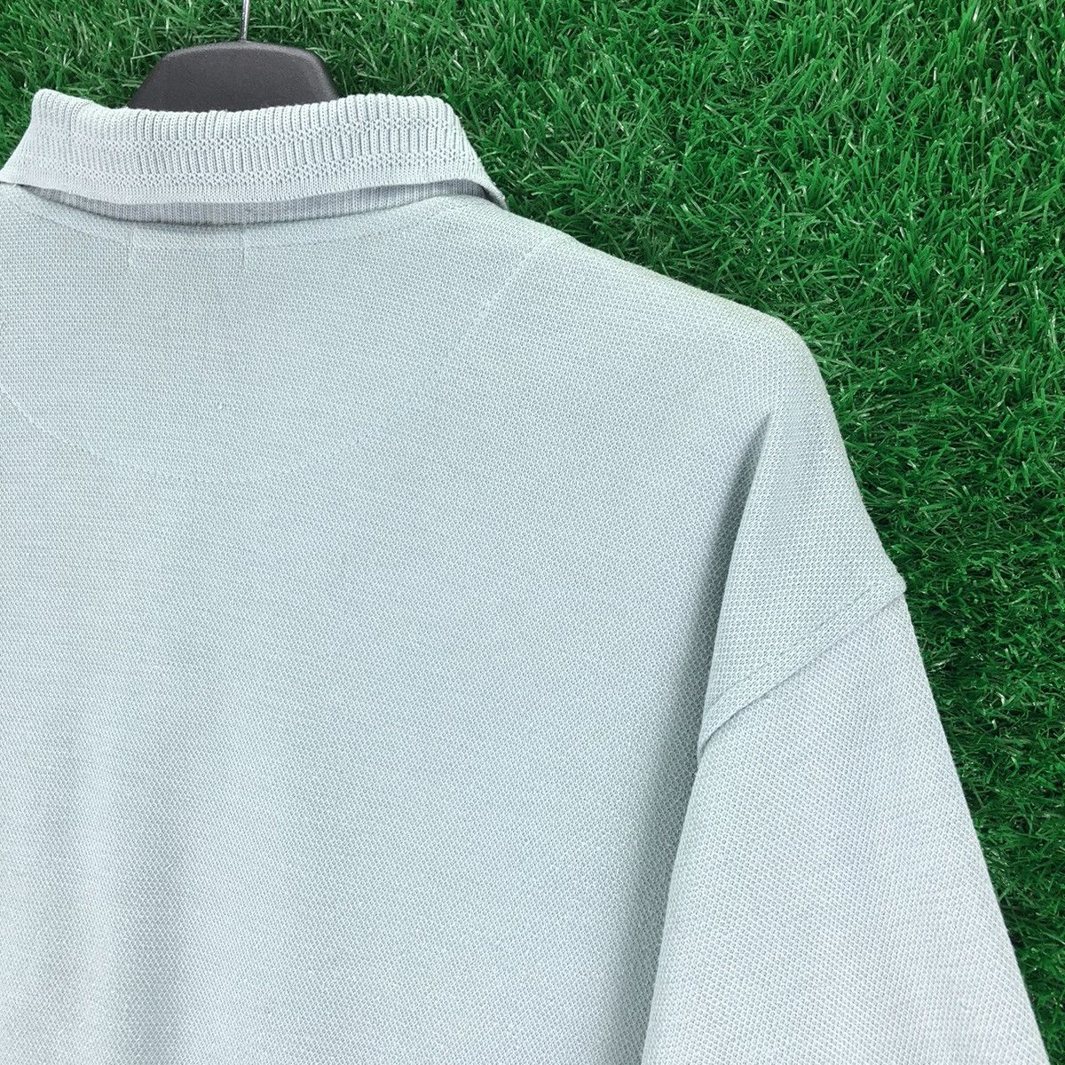 Vintage Vintage 80's Knit Polo Shirt Single Pocket by Facol Size US M / EU 48-50 / 2 - 5 Thumbnail