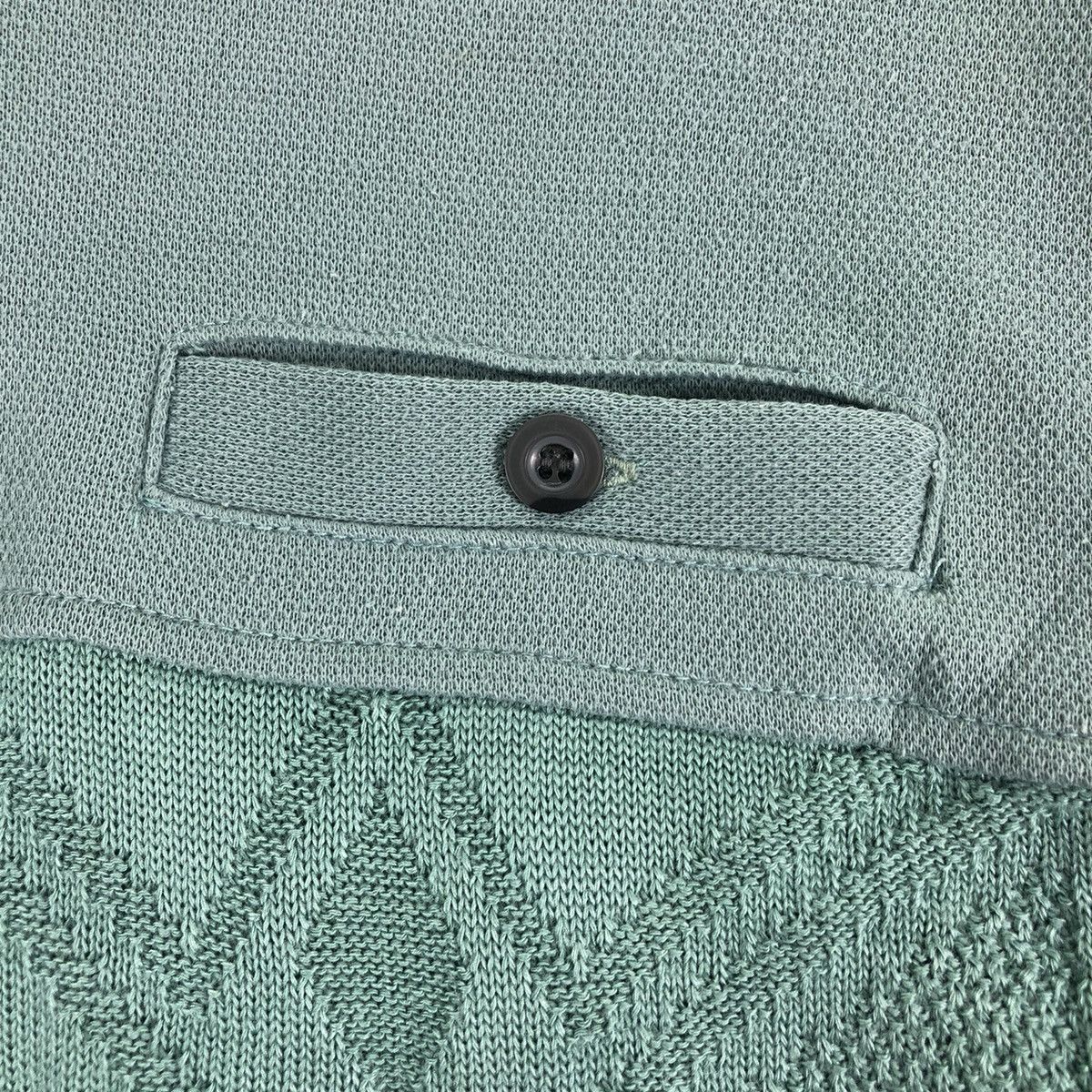 Vintage Vintage 80's Knit Polo Shirt Single Pocket by Facol Size US M / EU 48-50 / 2 - 9 Thumbnail