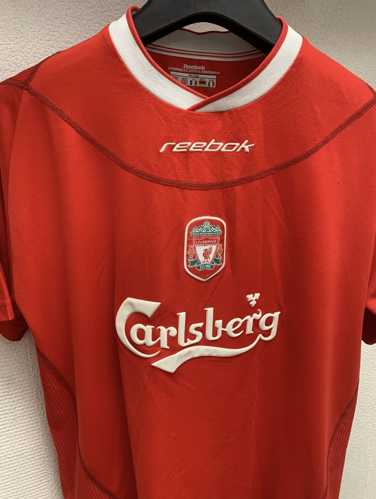 Reebok Liverpool Reebok vintage soccer jersey Xl 2000-2001 Size US XL / EU 56 / 4 - 5 Thumbnail