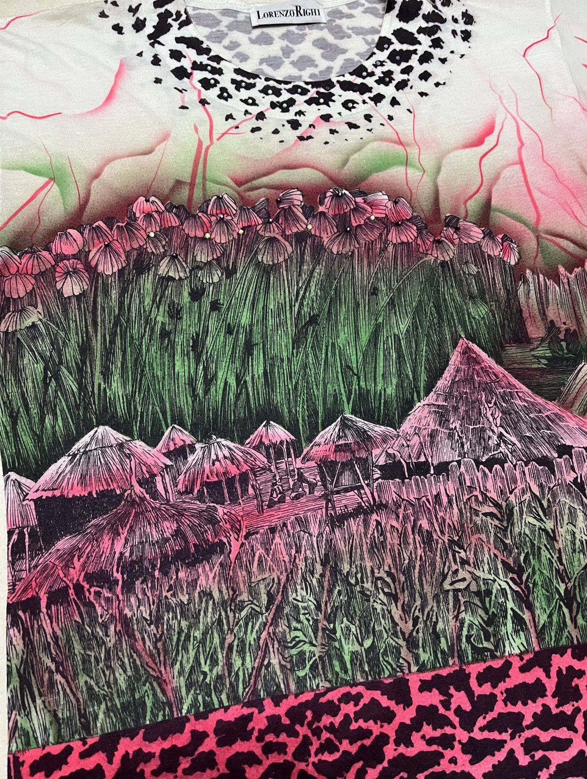 LORENZO RIGHI Made in Italy Rare Design Shirt