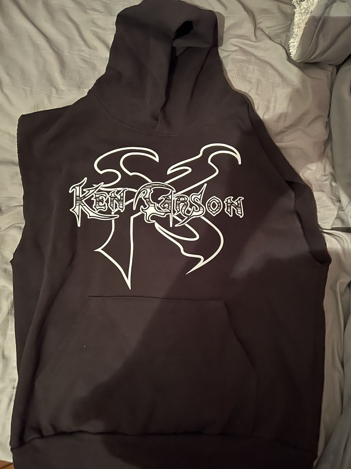 Actual Hate Ken carson sleeveless hoodie Size US L / EU 52-54 / 3 - 1 Thumbnail