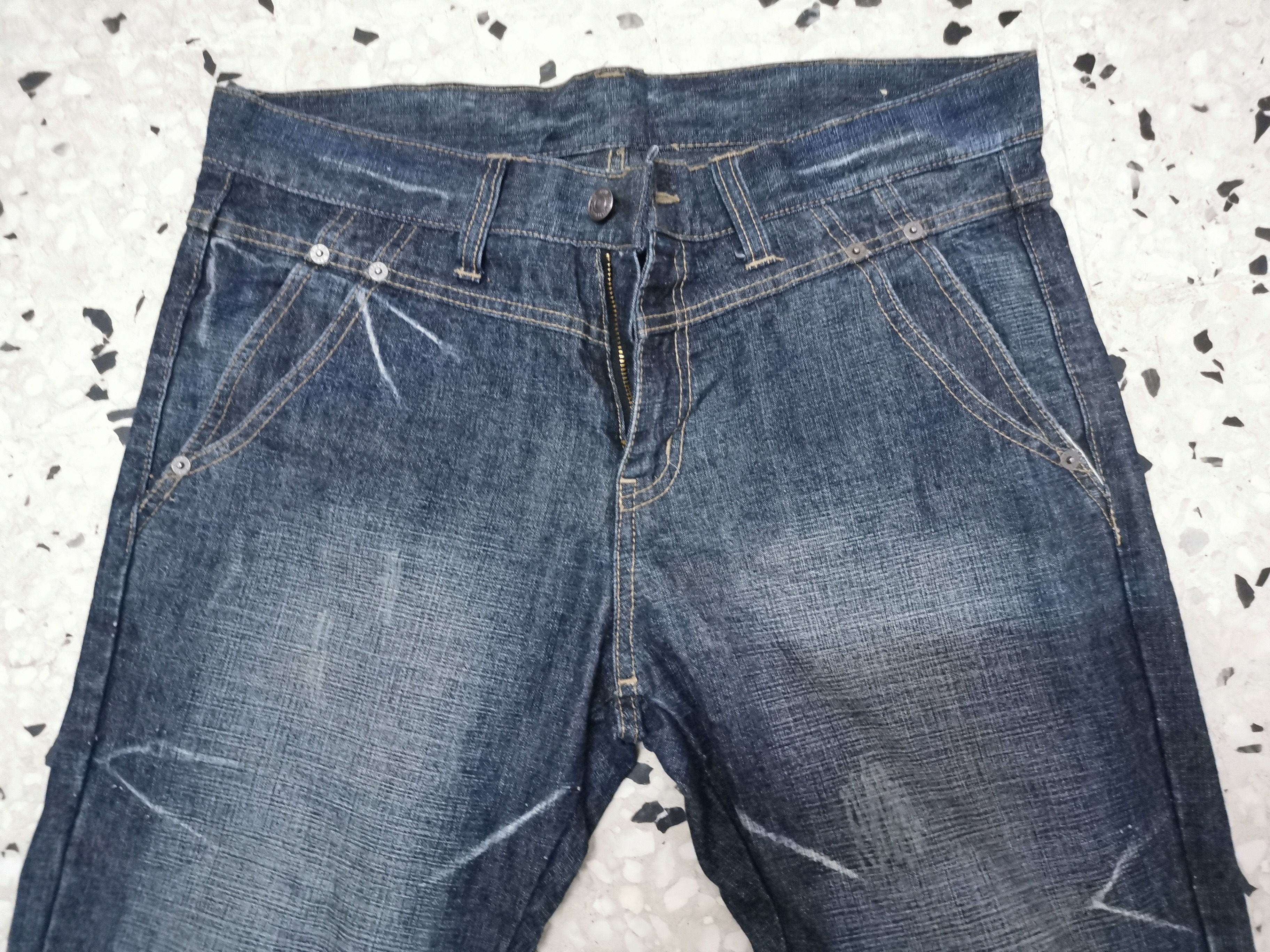 Japanese Brand VINTAGE 90's PPFM DENIM Size US 35 - 5 Thumbnail