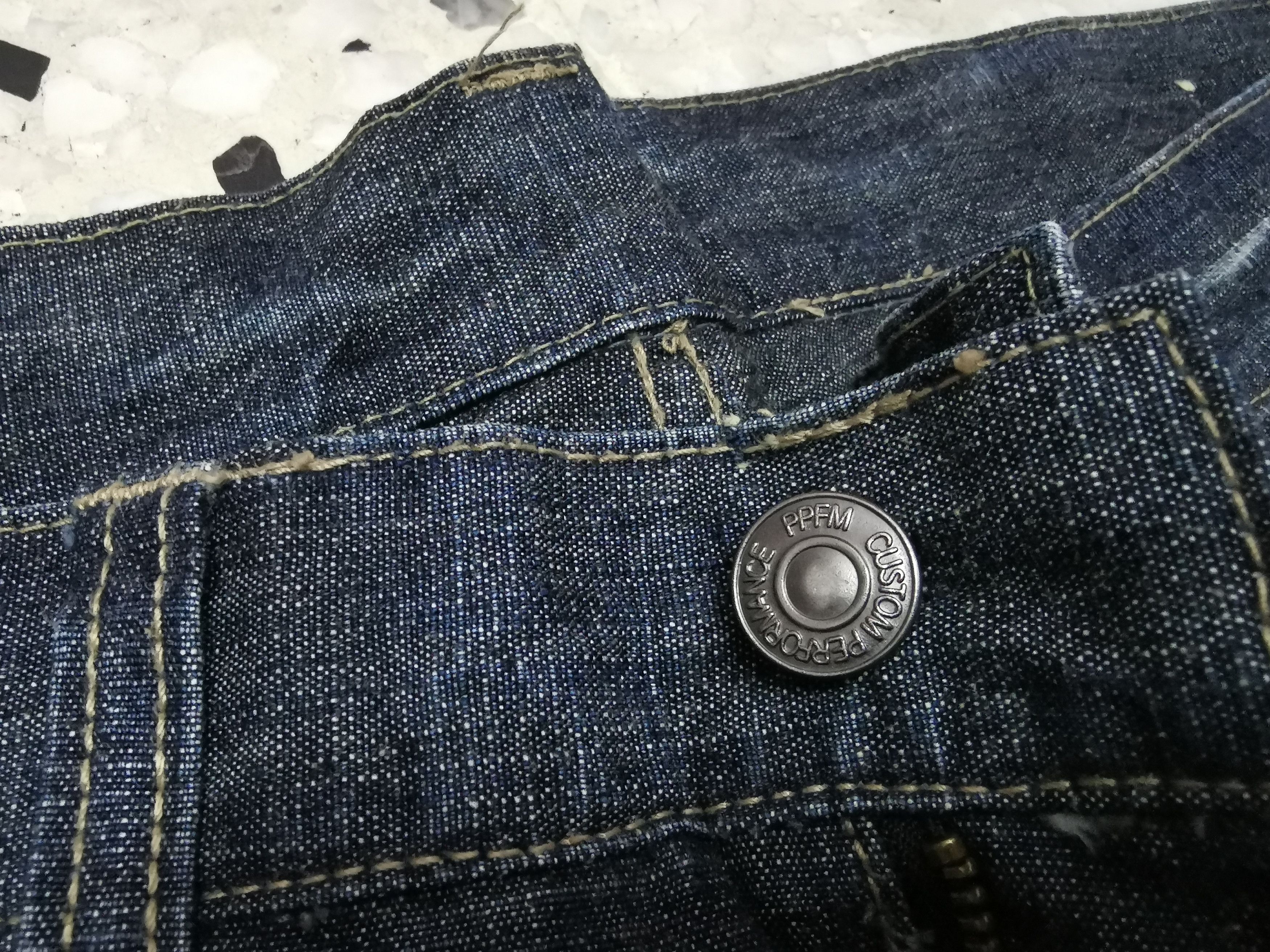 Japanese Brand VINTAGE 90's PPFM DENIM Size US 35 - 14 Thumbnail