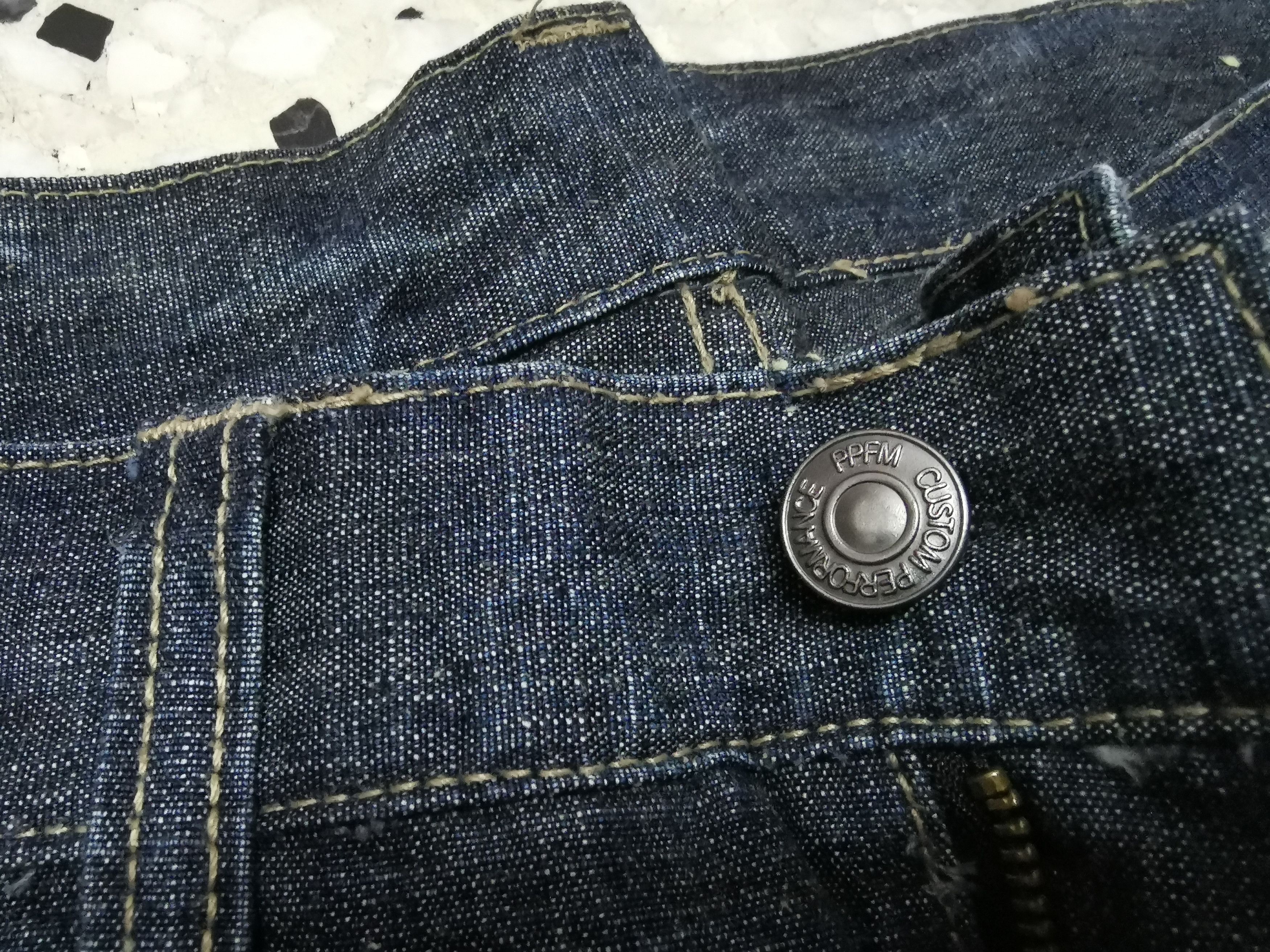 Japanese Brand VINTAGE 90's PPFM DENIM Size US 35 - 8 Thumbnail