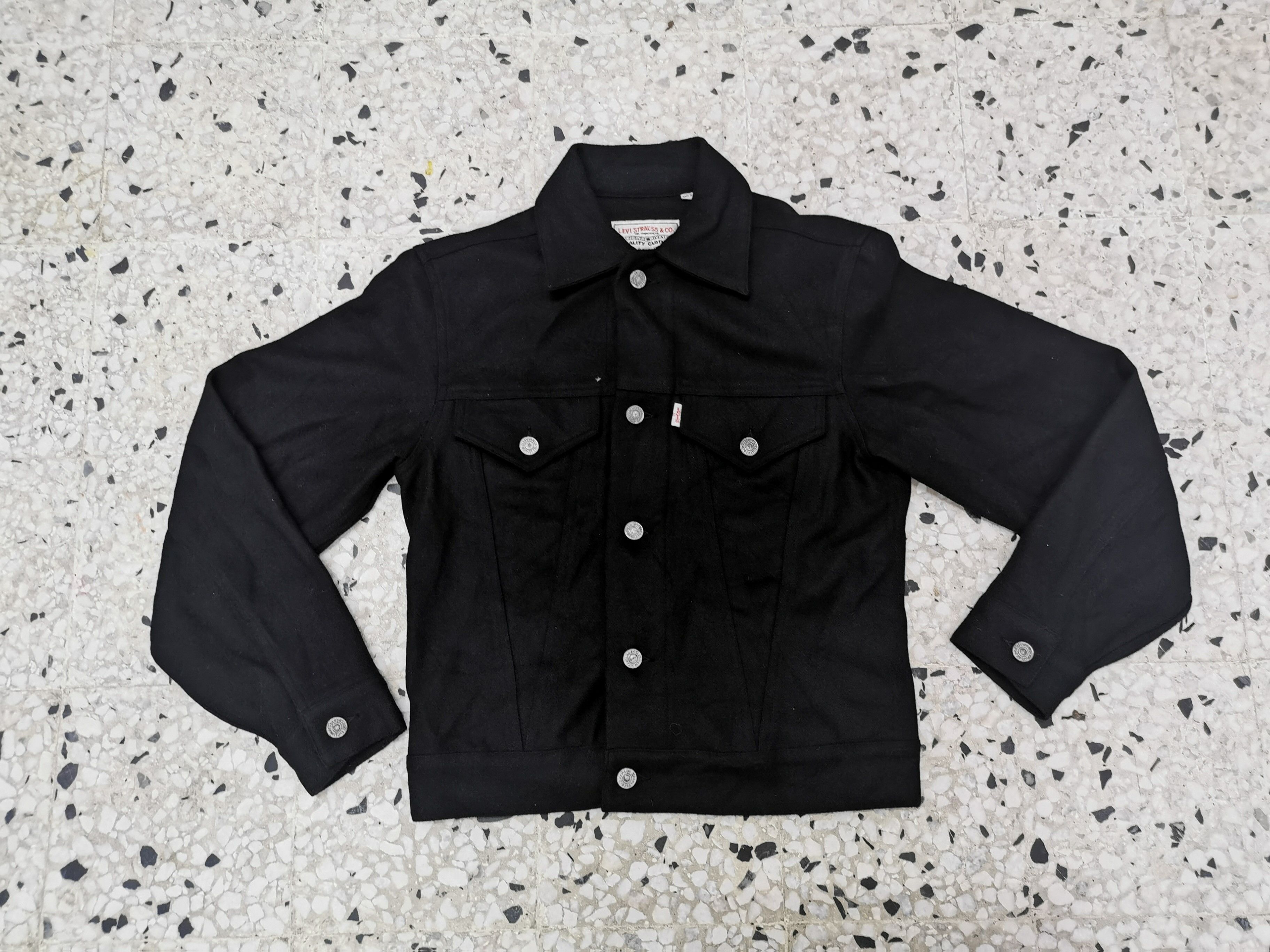 Levi's Vintage Clothing Vintage Levi's Jacket Super Black Size US S / EU 44-46 / 1 - 2 Thumbnail