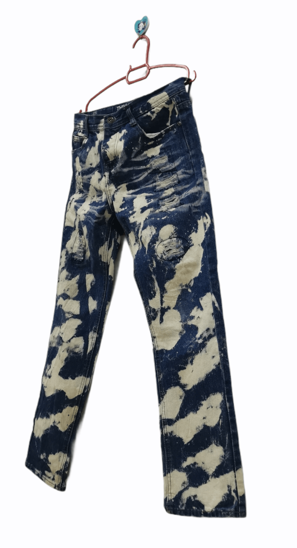 Jean Vintage Distressed Pants Thrill Jeans Size US 28 / EU 44 - 3 Thumbnail