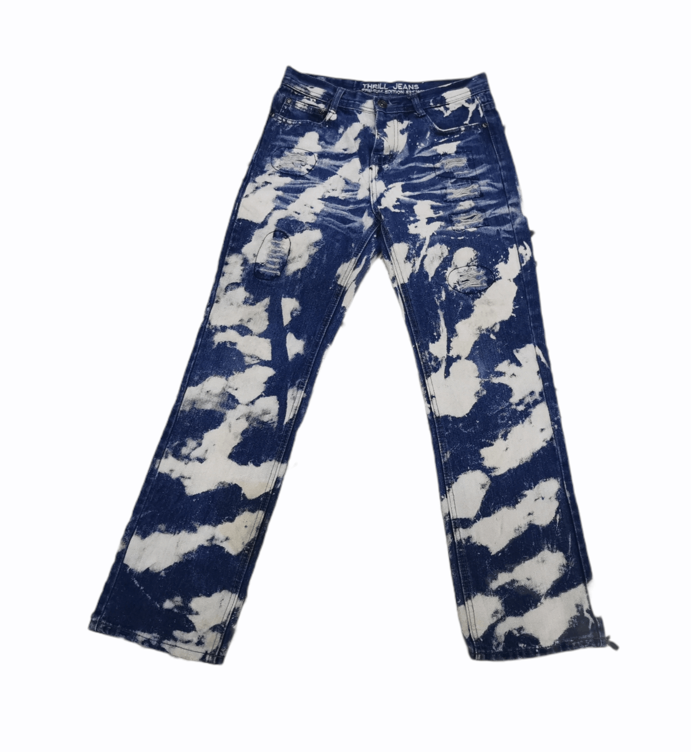 Jean Vintage Distressed Pants Thrill Jeans Size US 28 / EU 44 - 4 Thumbnail