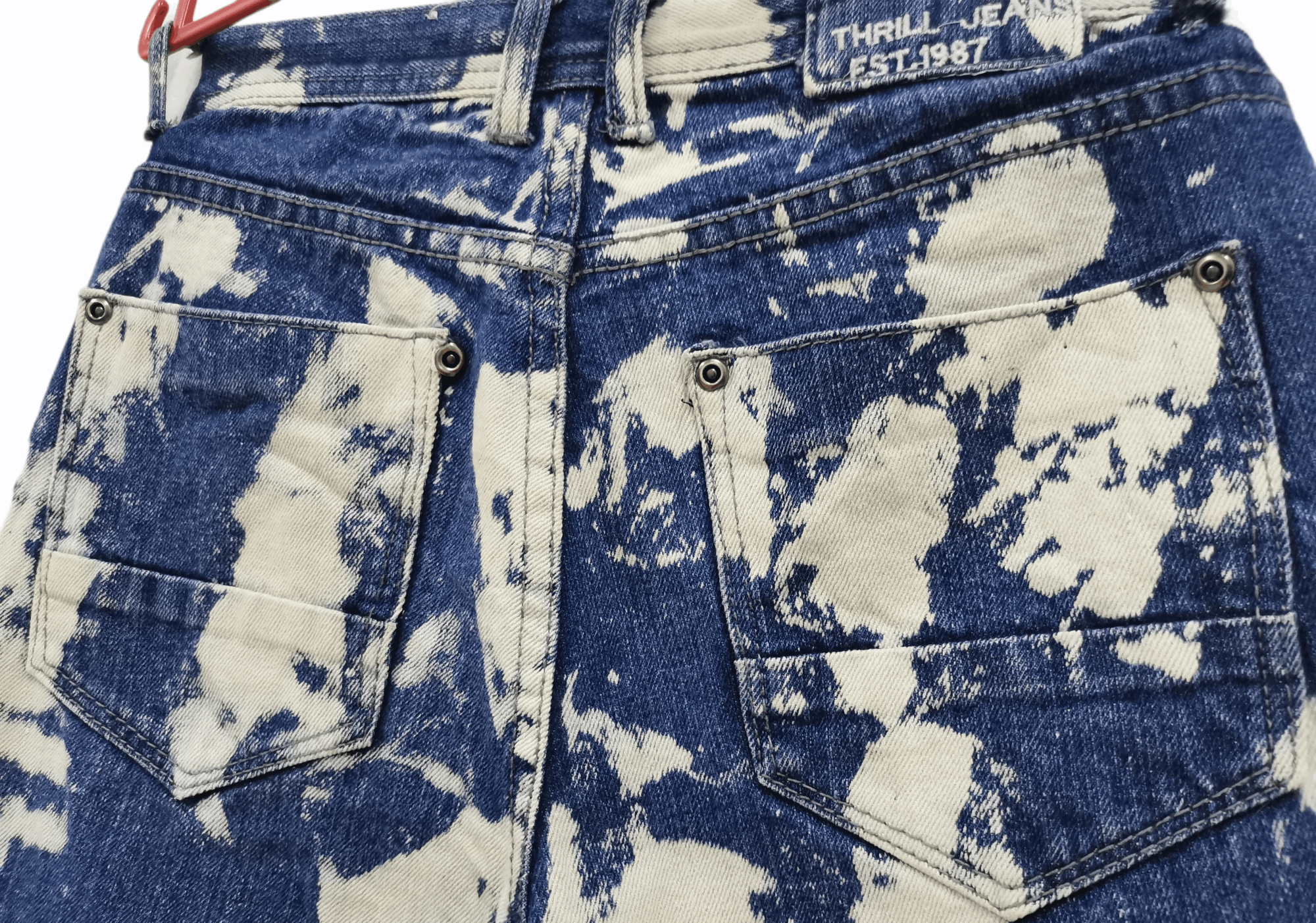 Jean Vintage Distressed Pants Thrill Jeans Size US 28 / EU 44 - 11 Thumbnail