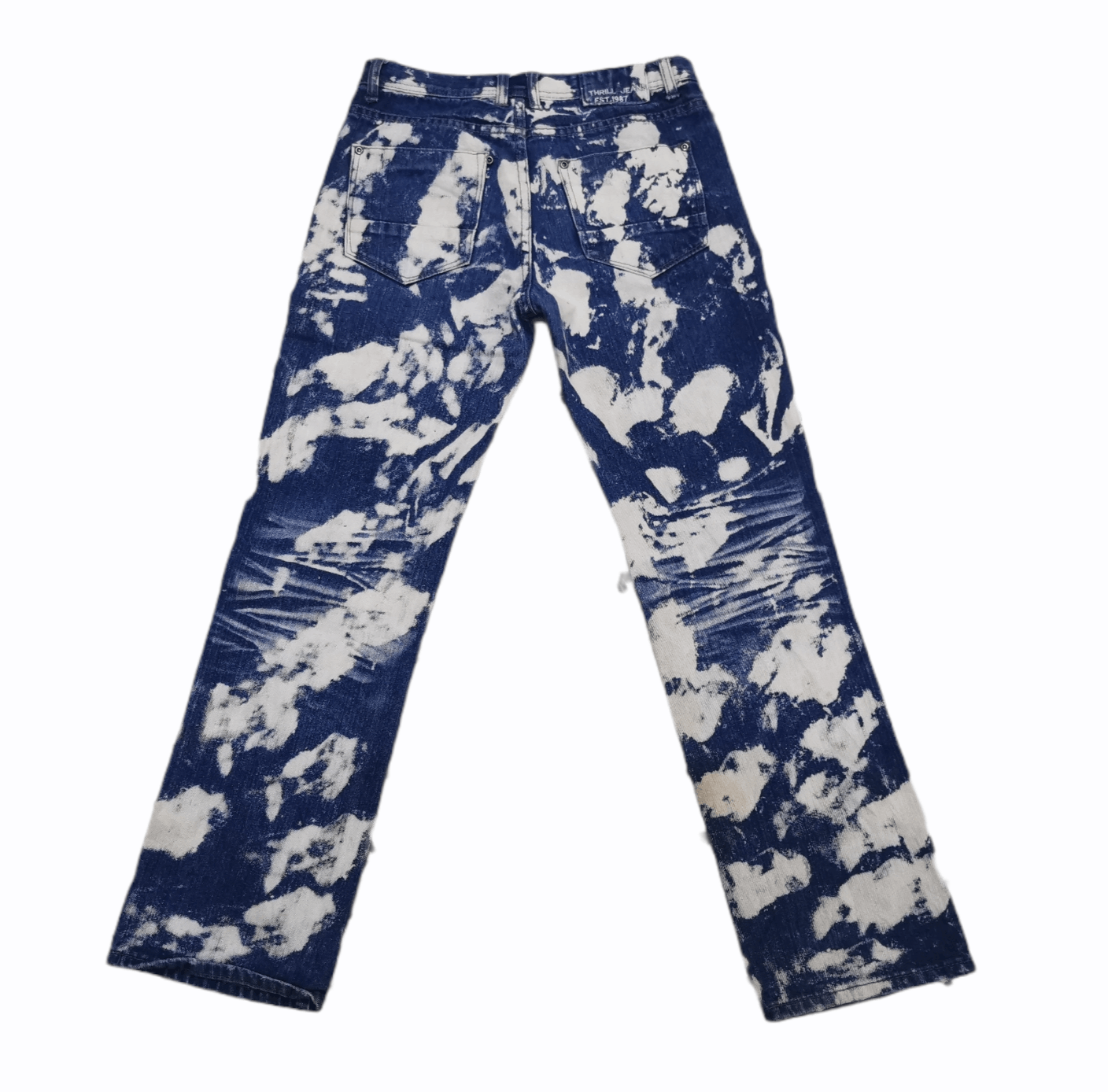 Jean Vintage Distressed Pants Thrill Jeans Size US 28 / EU 44 - 7 Thumbnail