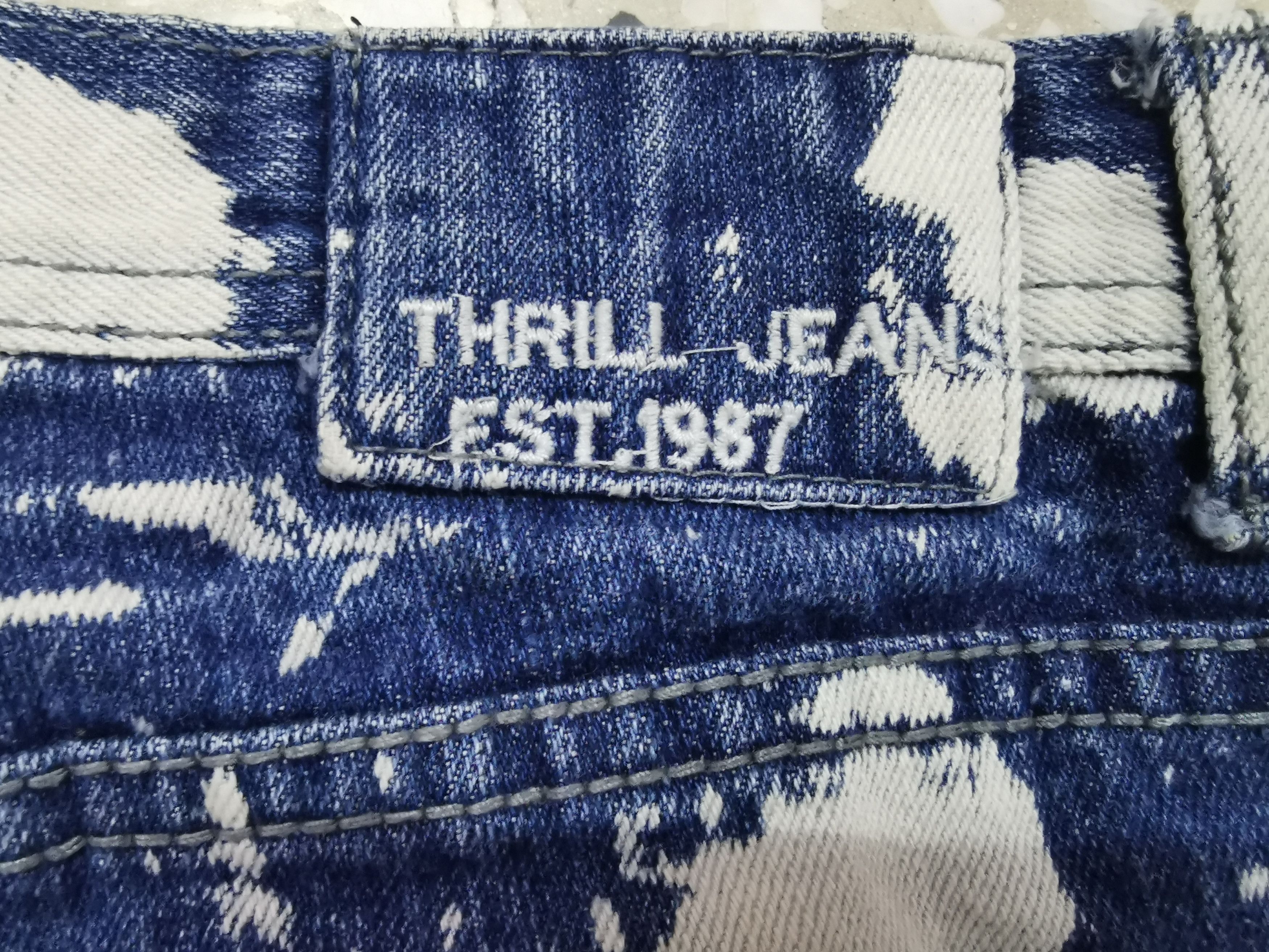 Jean Vintage Distressed Pants Thrill Jeans Size US 28 / EU 44 - 17 Thumbnail