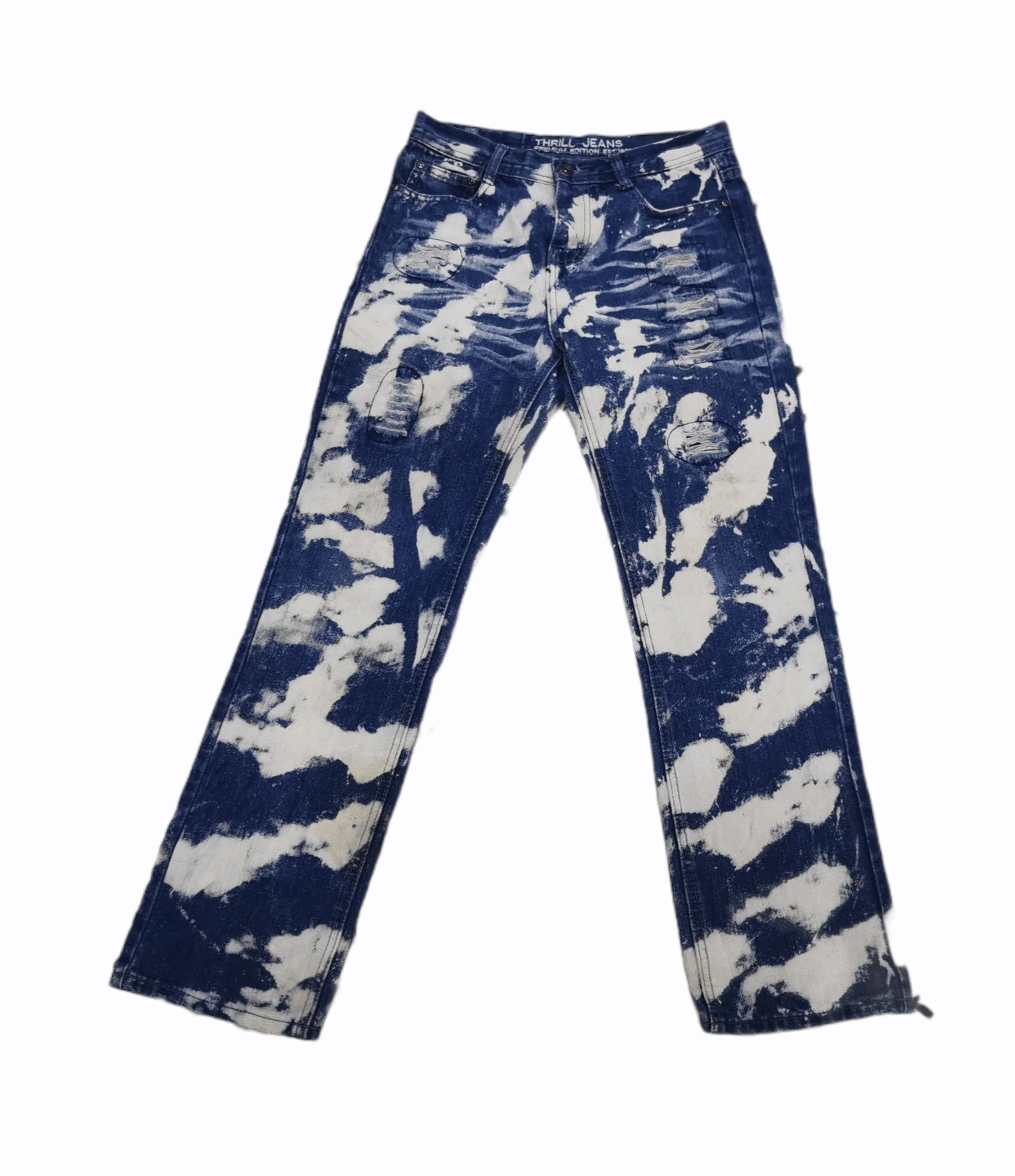 Jean Vintage Distressed Pants Thrill Jeans Size US 28 / EU 44 - 6 Thumbnail