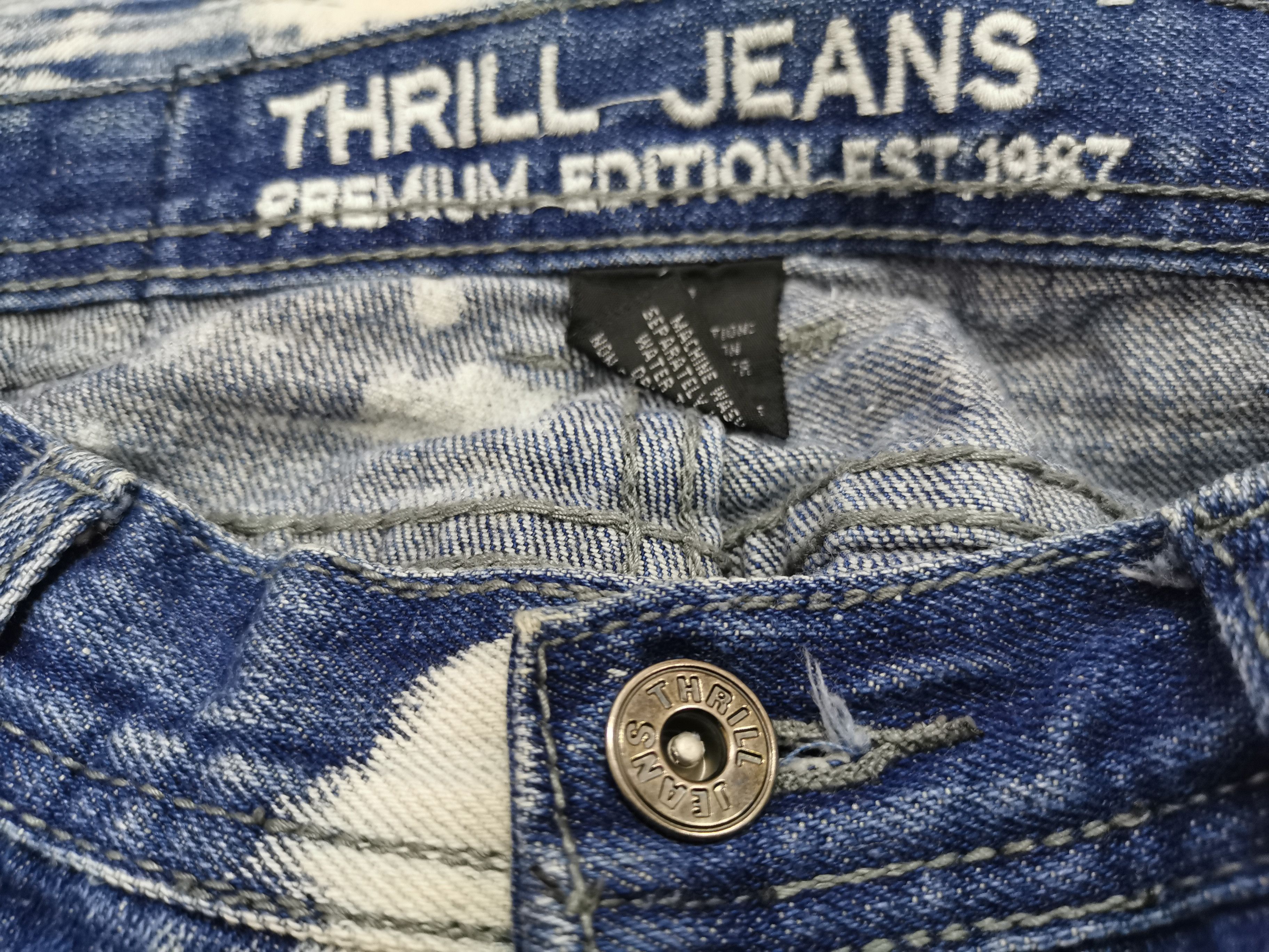 Jean Vintage Distressed Pants Thrill Jeans Size US 28 / EU 44 - 14 Thumbnail