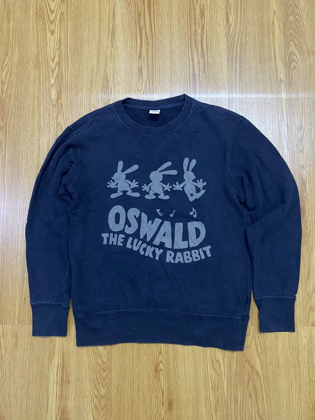 Disney × Uniqlo Uniqlo X Disney Oswald Big Logo Sweatshirt Size US M / EU 48-50 / 2 - 1 Thumbnail