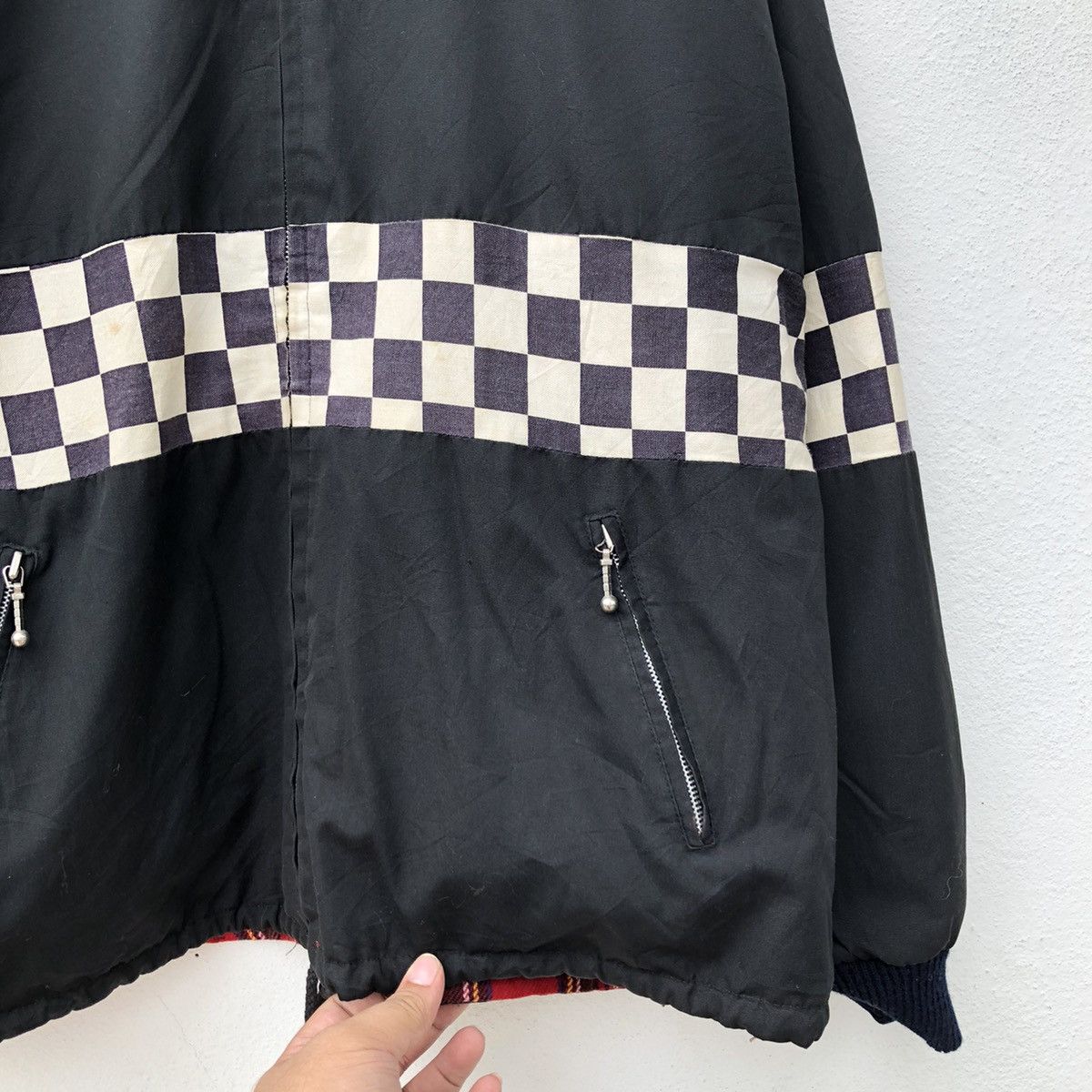 Japanese Brand REVERSIBLE JACKET TARTAN DESIGN INSPIRED BY SEXY DYNAMITE Size US L / EU 52-54 / 3 - 9 Thumbnail