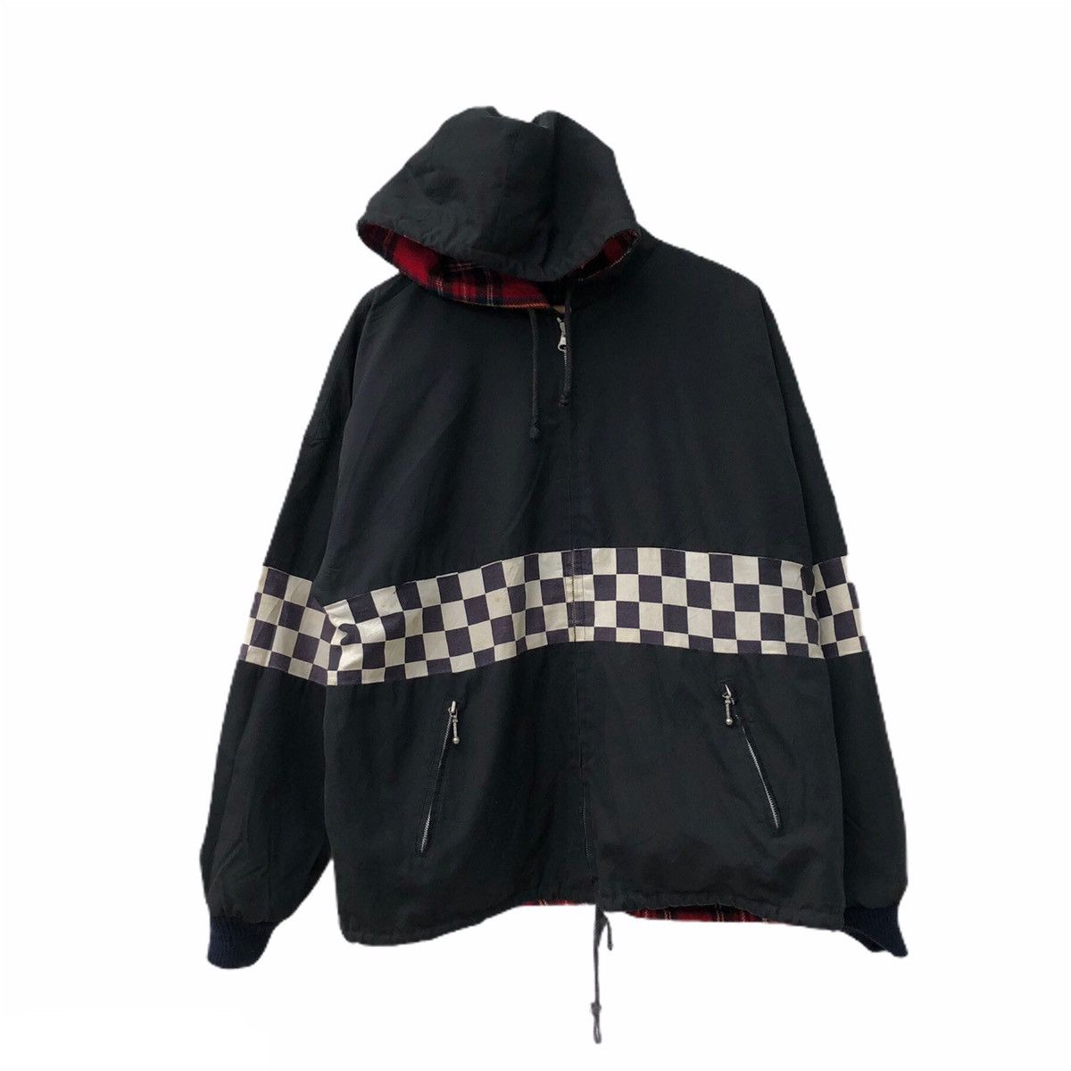 Japanese Brand REVERSIBLE JACKET TARTAN DESIGN INSPIRED BY SEXY DYNAMITE Size US L / EU 52-54 / 3 - 2 Thumbnail