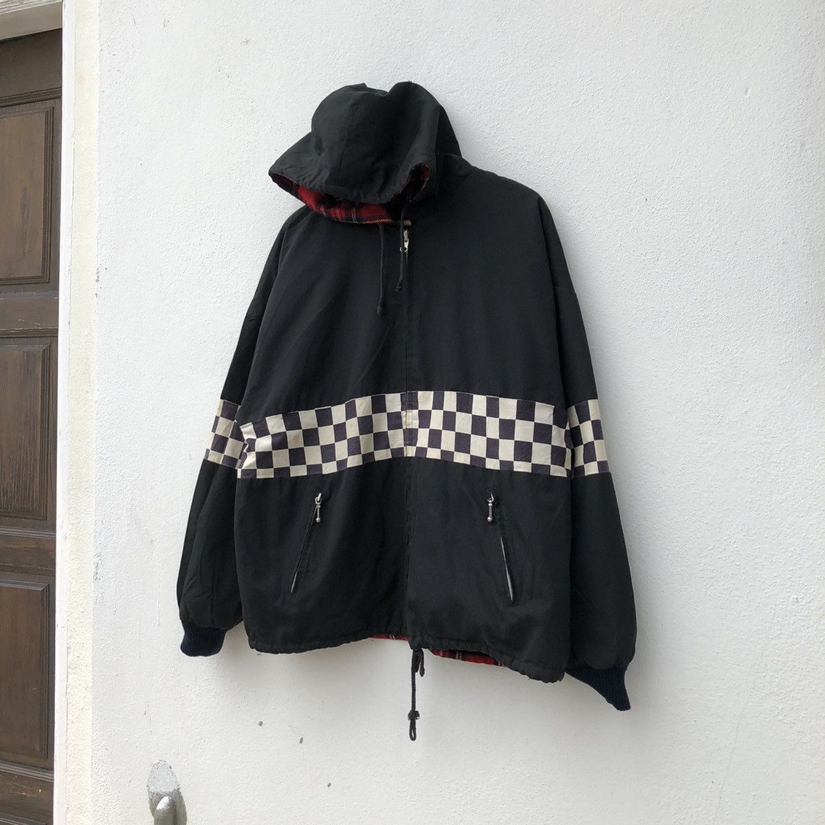 Japanese Brand REVERSIBLE JACKET TARTAN DESIGN INSPIRED BY SEXY DYNAMITE Size US L / EU 52-54 / 3 - 8 Thumbnail