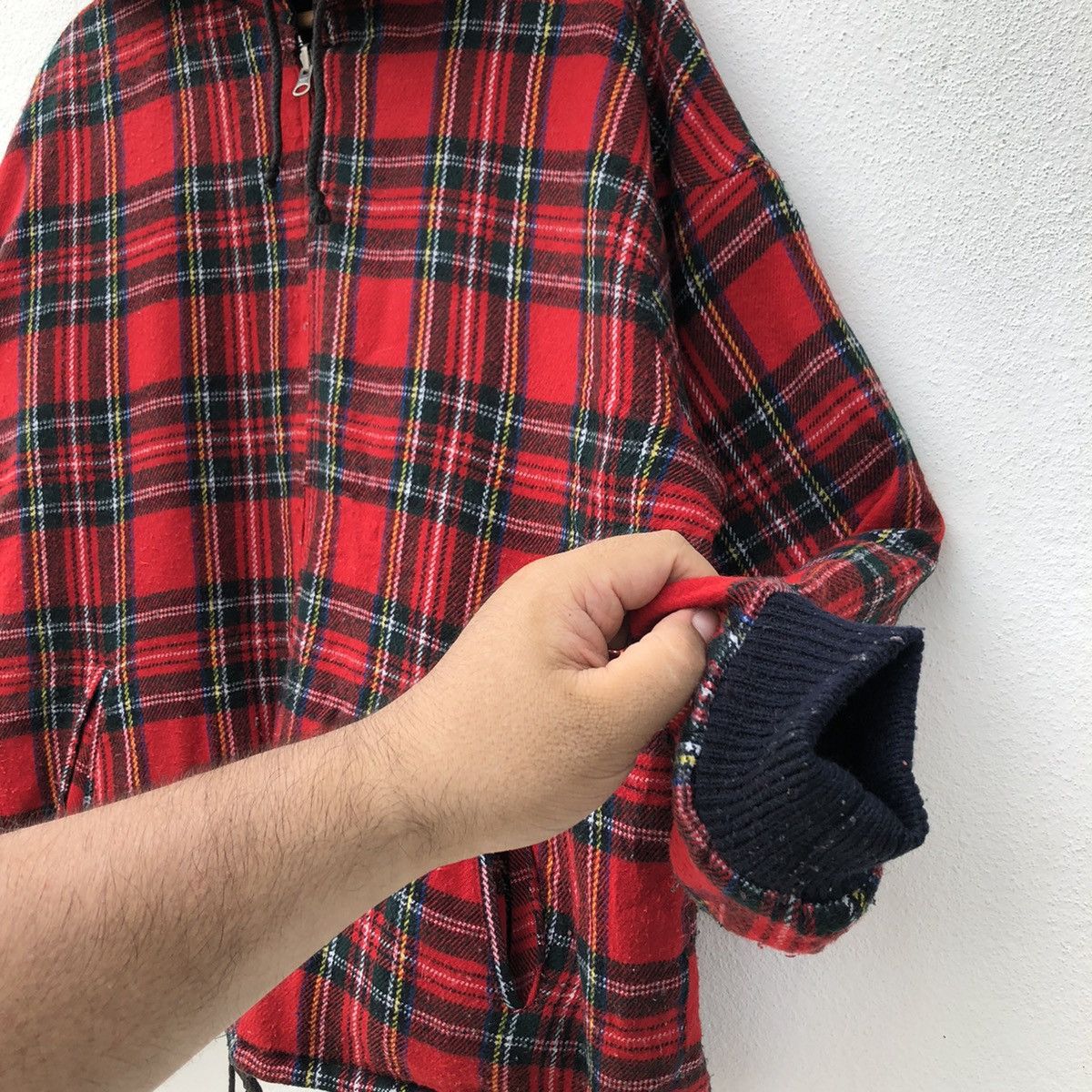 Japanese Brand REVERSIBLE JACKET TARTAN DESIGN INSPIRED BY SEXY DYNAMITE Size US L / EU 52-54 / 3 - 6 Thumbnail