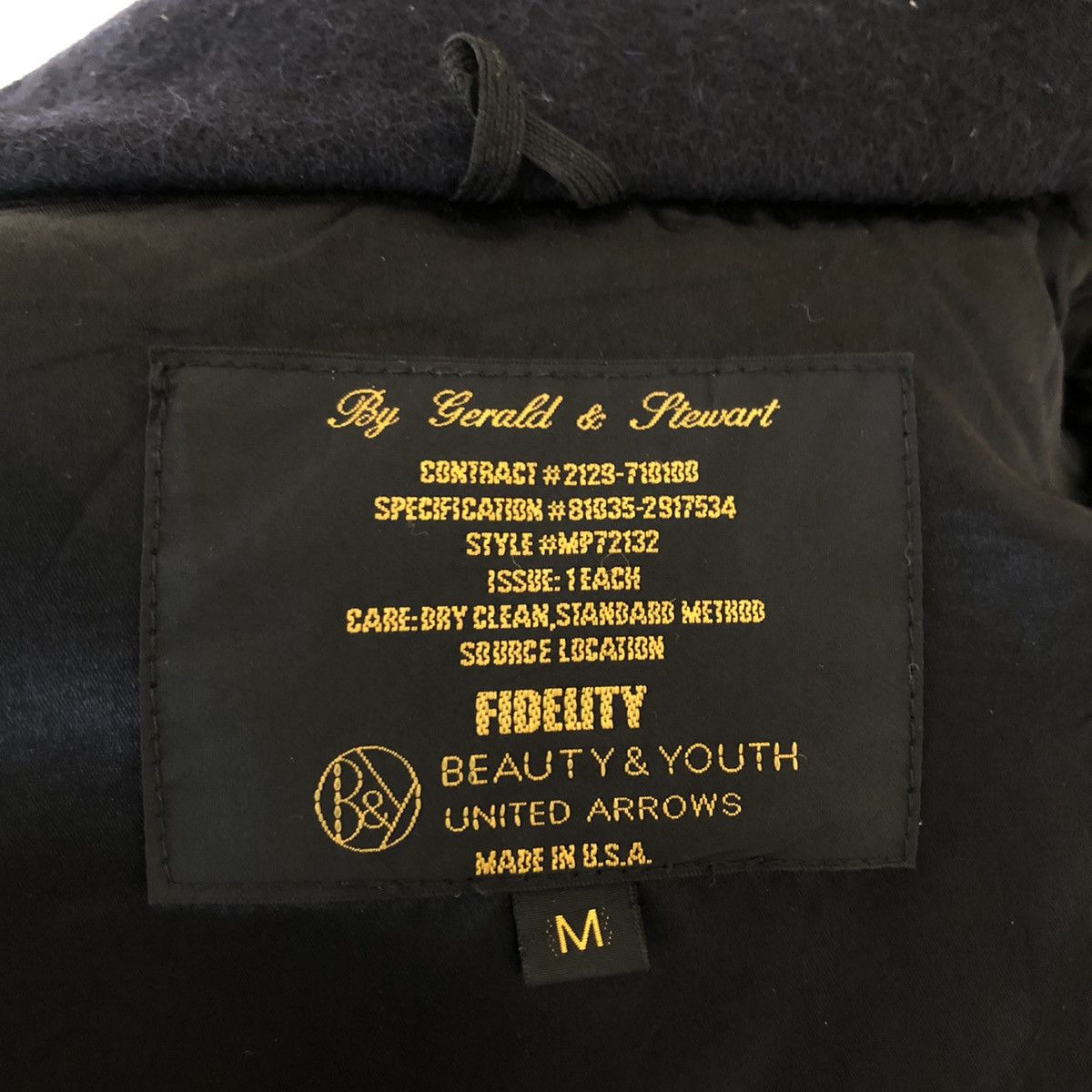 Fidelity × United Arrows MILITARY COLLECTIONS DESIGN FIDELITY BEAUTY & YOUTH JACKET Size US M / EU 48-50 / 2 - 8 Thumbnail