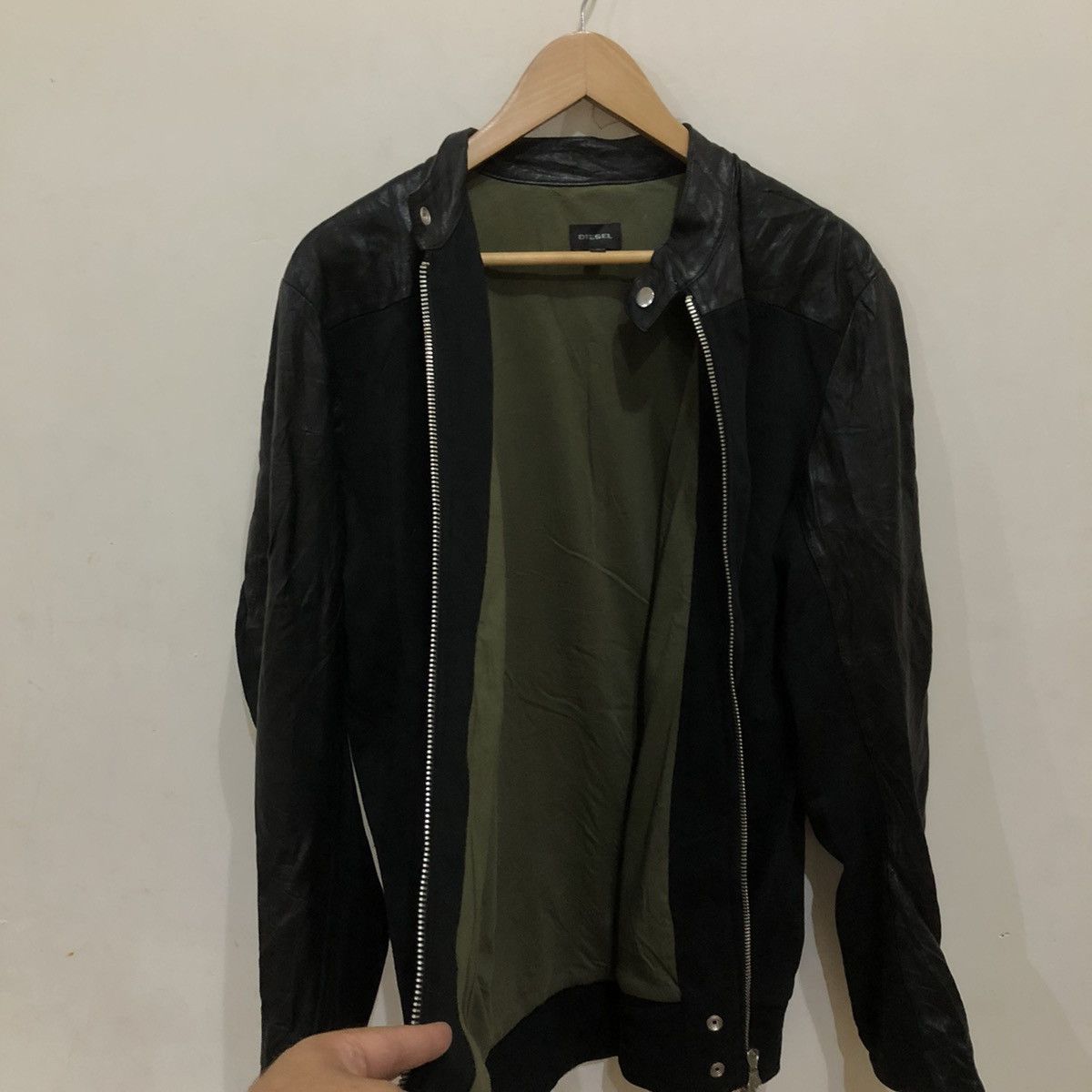 Diesel Vintage Diesel Leather Biker Jacket Inspire Schott Perfecto Size US M / EU 48-50 / 2 - 14 Thumbnail