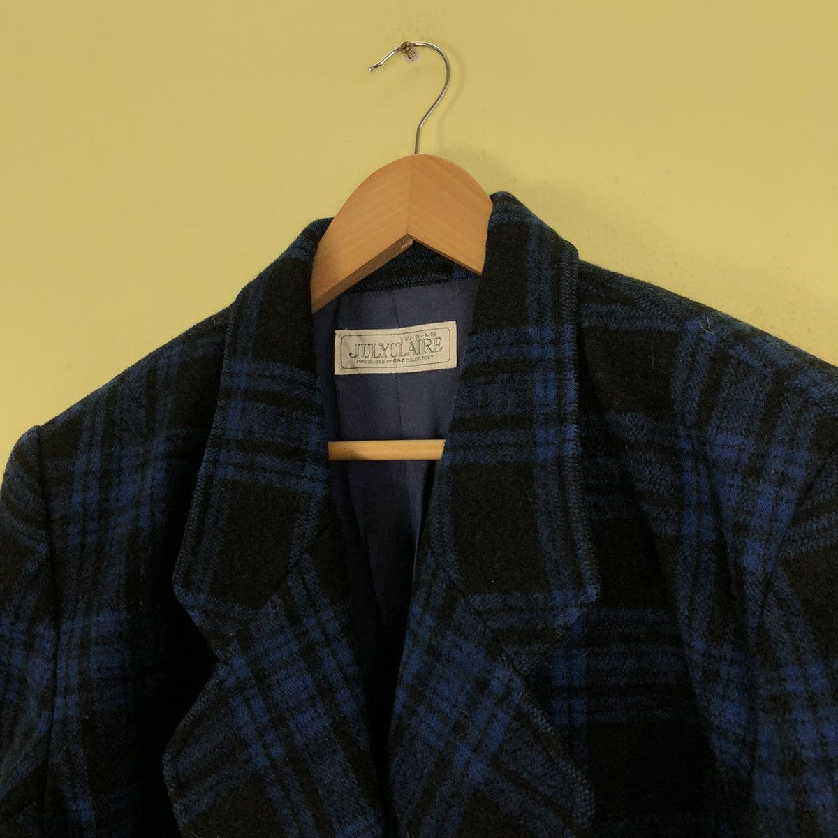 Japanese Brand Julyclaire Half Length Coat Tartan Design Size US M / EU 48-50 / 2 - 4 Thumbnail