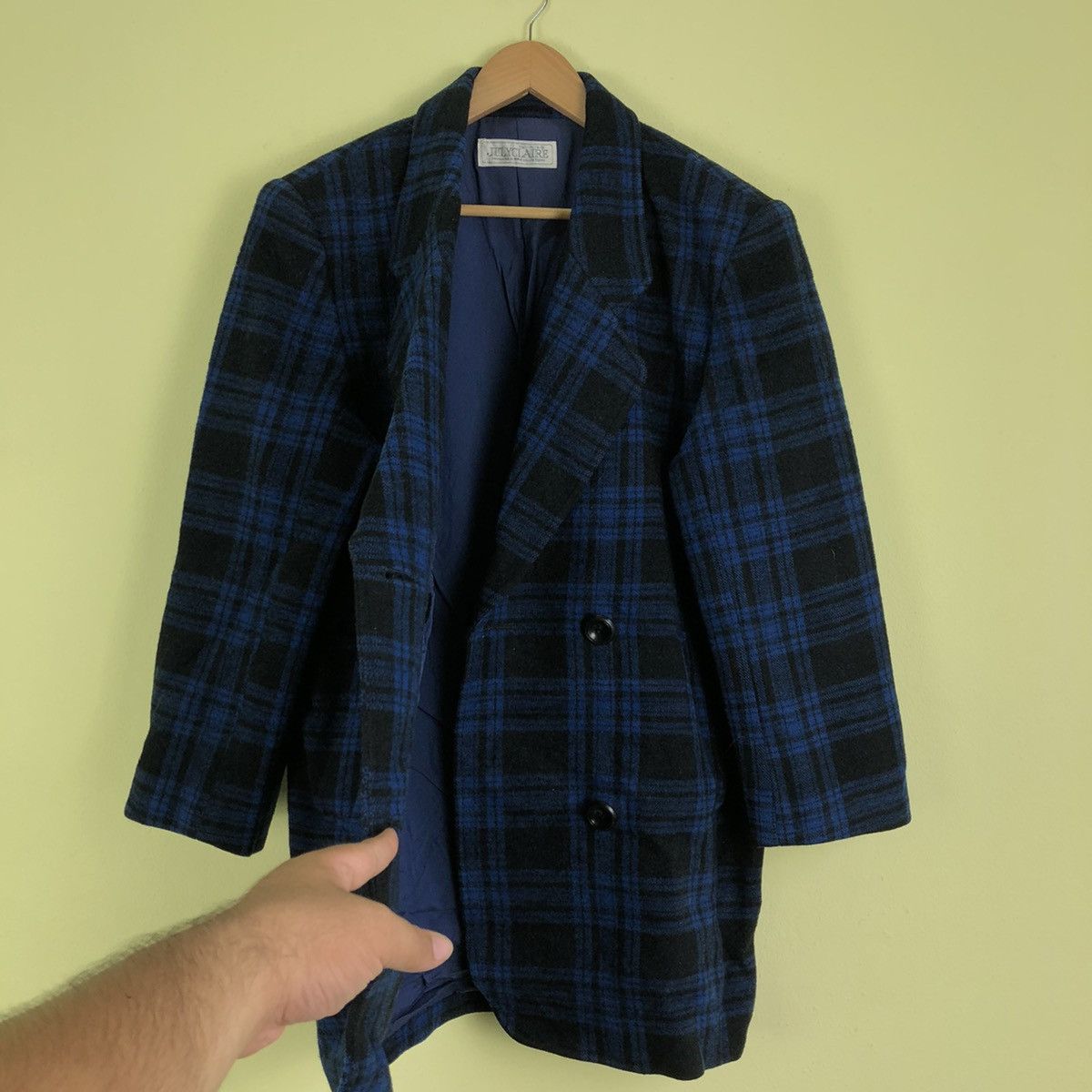 Japanese Brand Julyclaire Half Length Coat Tartan Design Size US M / EU 48-50 / 2 - 10 Thumbnail