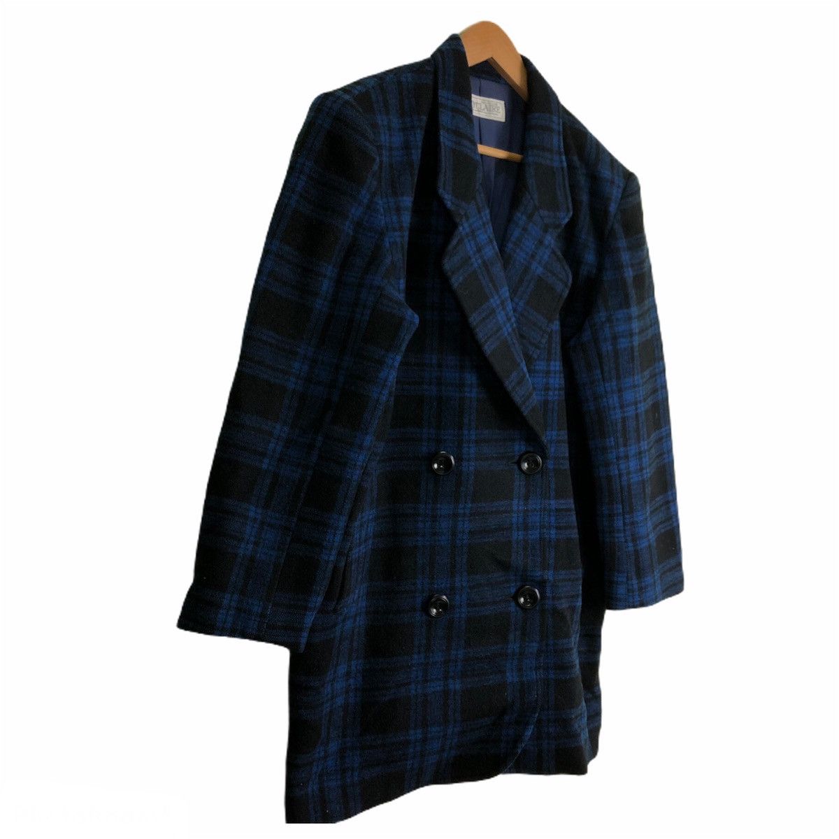 Japanese Brand Julyclaire Half Length Coat Tartan Design Size US M / EU 48-50 / 2 - 2 Thumbnail