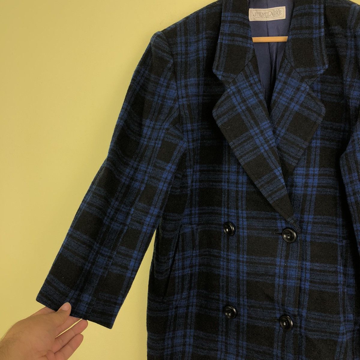 Japanese Brand Julyclaire Half Length Coat Tartan Design Size US M / EU 48-50 / 2 - 3 Thumbnail