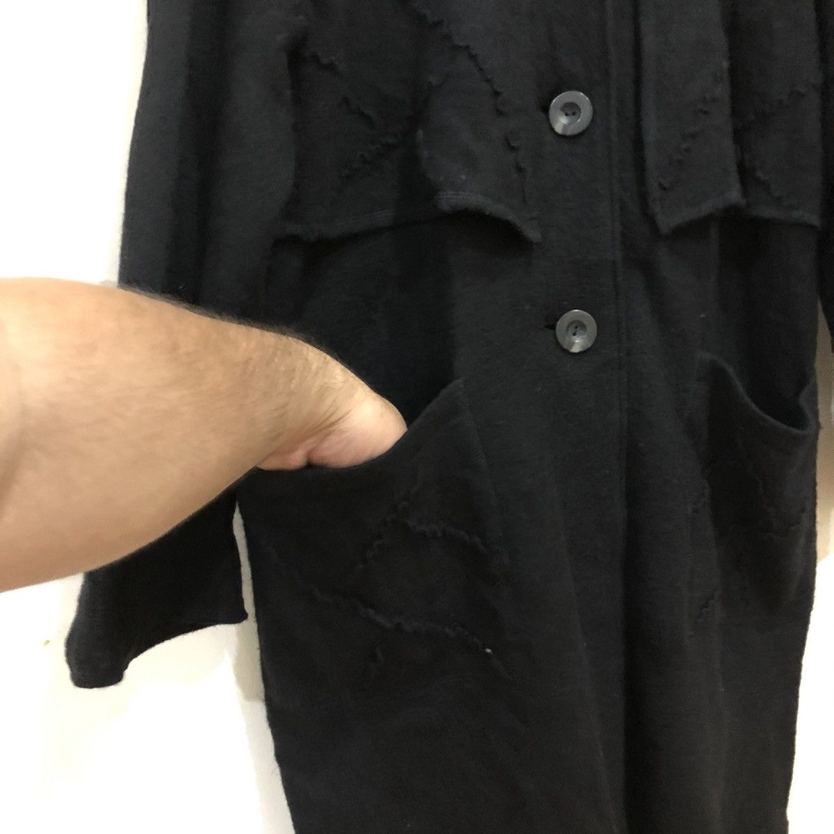 Japanese Brand Long Jacket Priest Wear Double Breast Design Piare Micalady Size US M / EU 48-50 / 2 - 5 Thumbnail