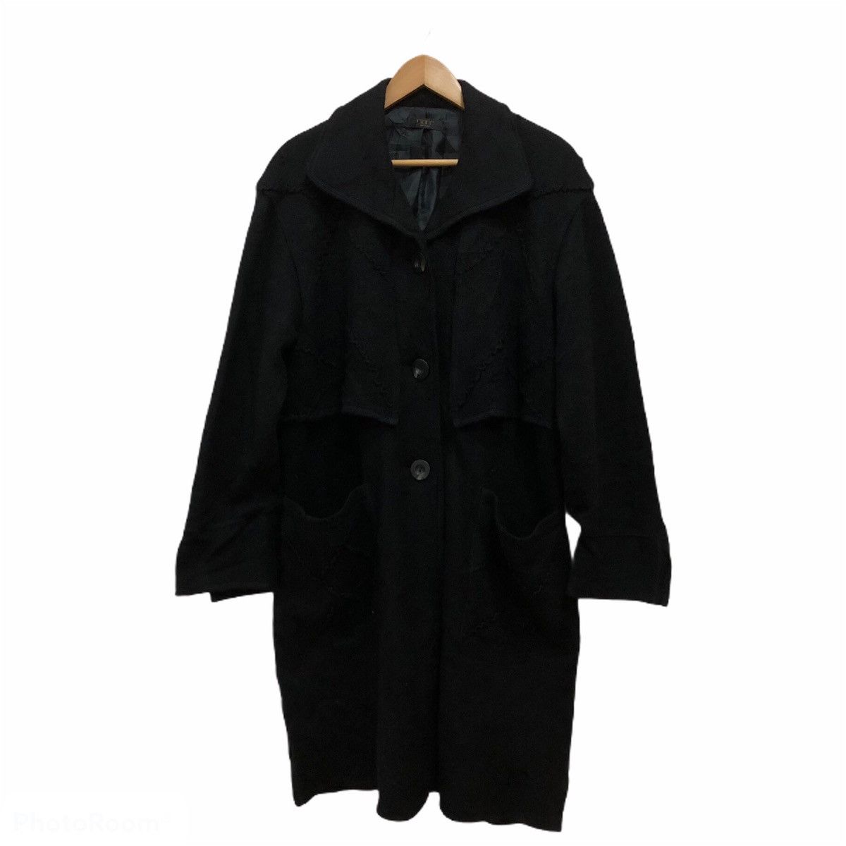 Japanese Brand Long Jacket Priest Wear Double Breast Design Piare Micalady Size US M / EU 48-50 / 2 - 1 Thumbnail