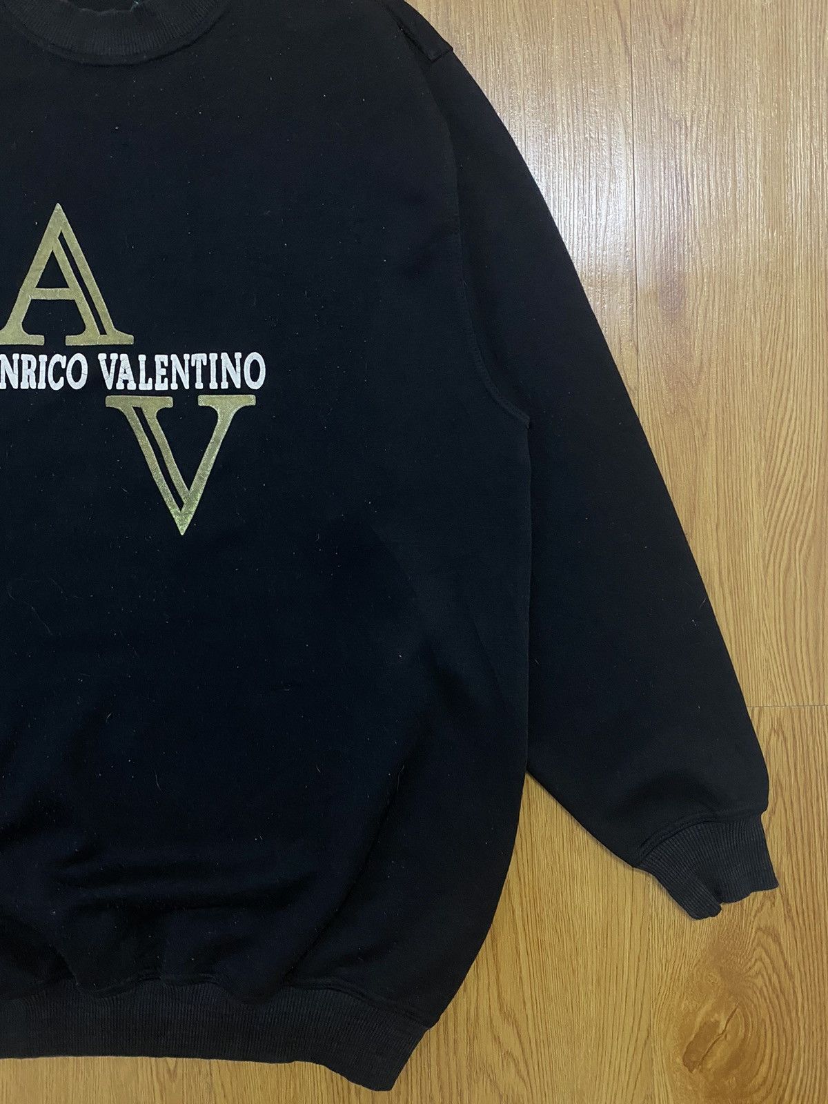 Valentino × Vintage Vintage Anrico Valentino Sweatshirt Size US L / EU 52-54 / 3 - 3 Thumbnail