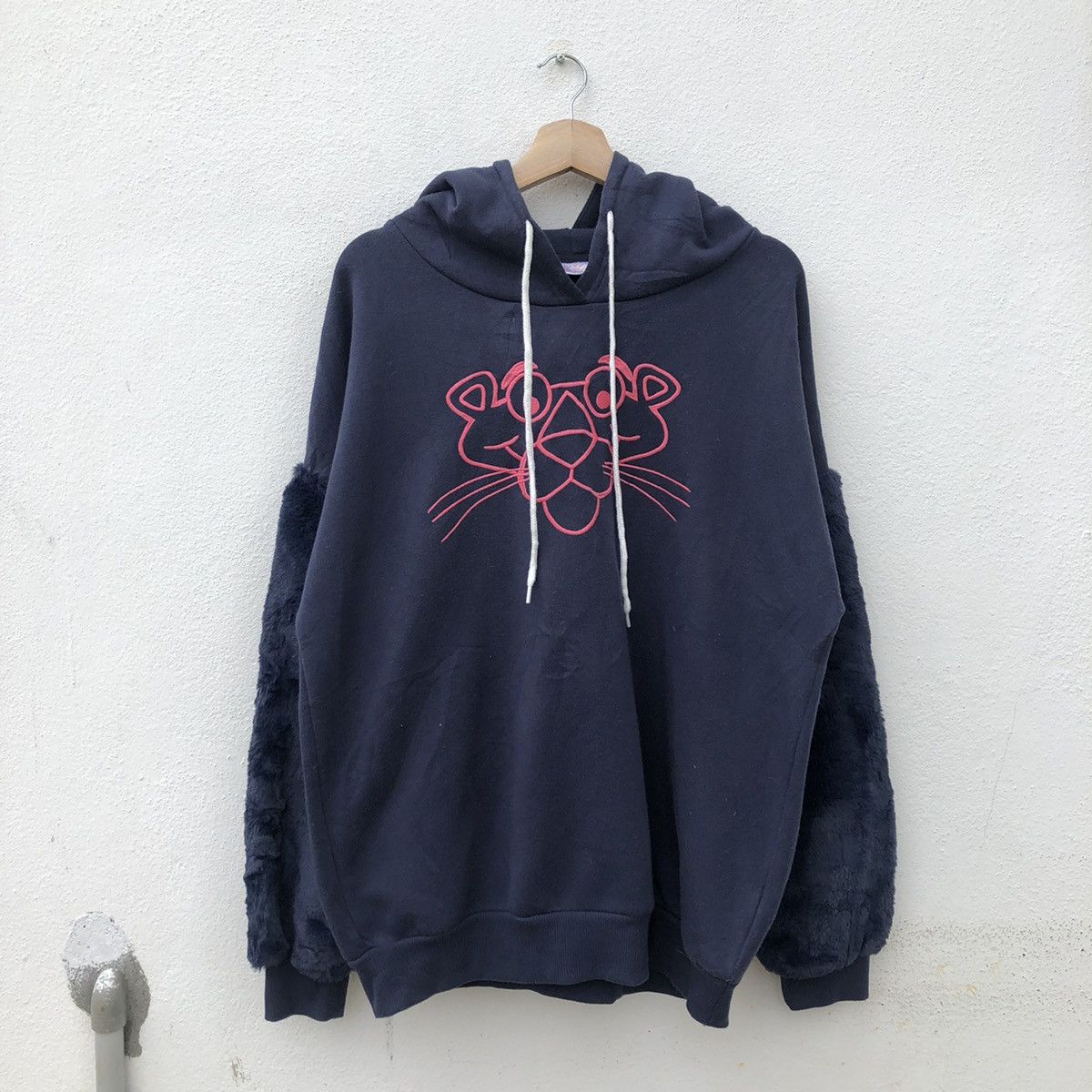 Cartoon Network HOODIE SWEATER PINK PANTHER BIG LOGO RARE DESIGN Size US L / EU 52-54 / 3 - 5 Thumbnail