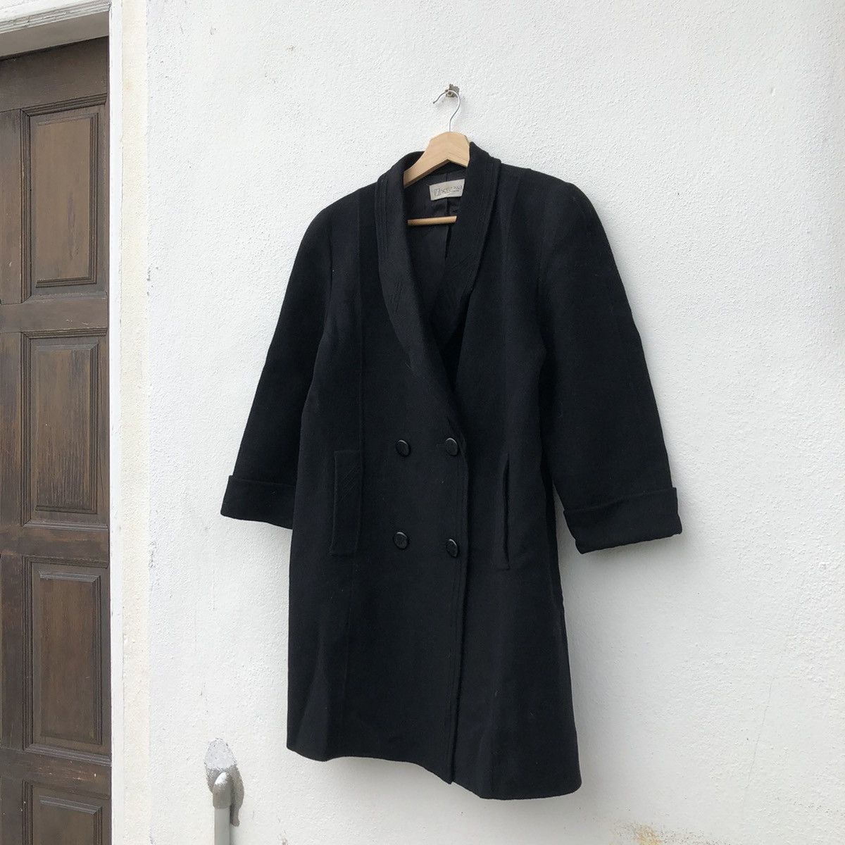 Japanese Brand DOUBLE BREAST LONG JACKET SERIZAWA INSPIRED BY ISSEY MIYAKE Size US M / EU 48-50 / 2 - 2 Thumbnail