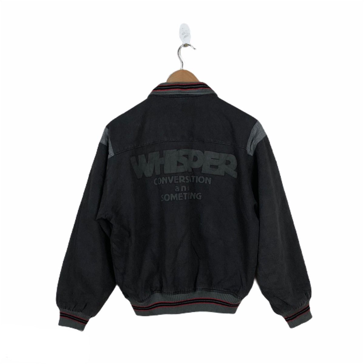 Japanese Brand WHISPER VARSITY JACKET BIG LOGO Size US S / EU 44-46 / 1 - 1 Thumbnail