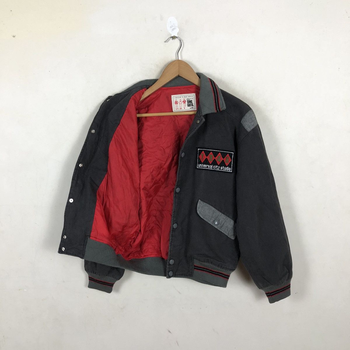 Japanese Brand WHISPER VARSITY JACKET BIG LOGO Size US S / EU 44-46 / 1 - 9 Thumbnail